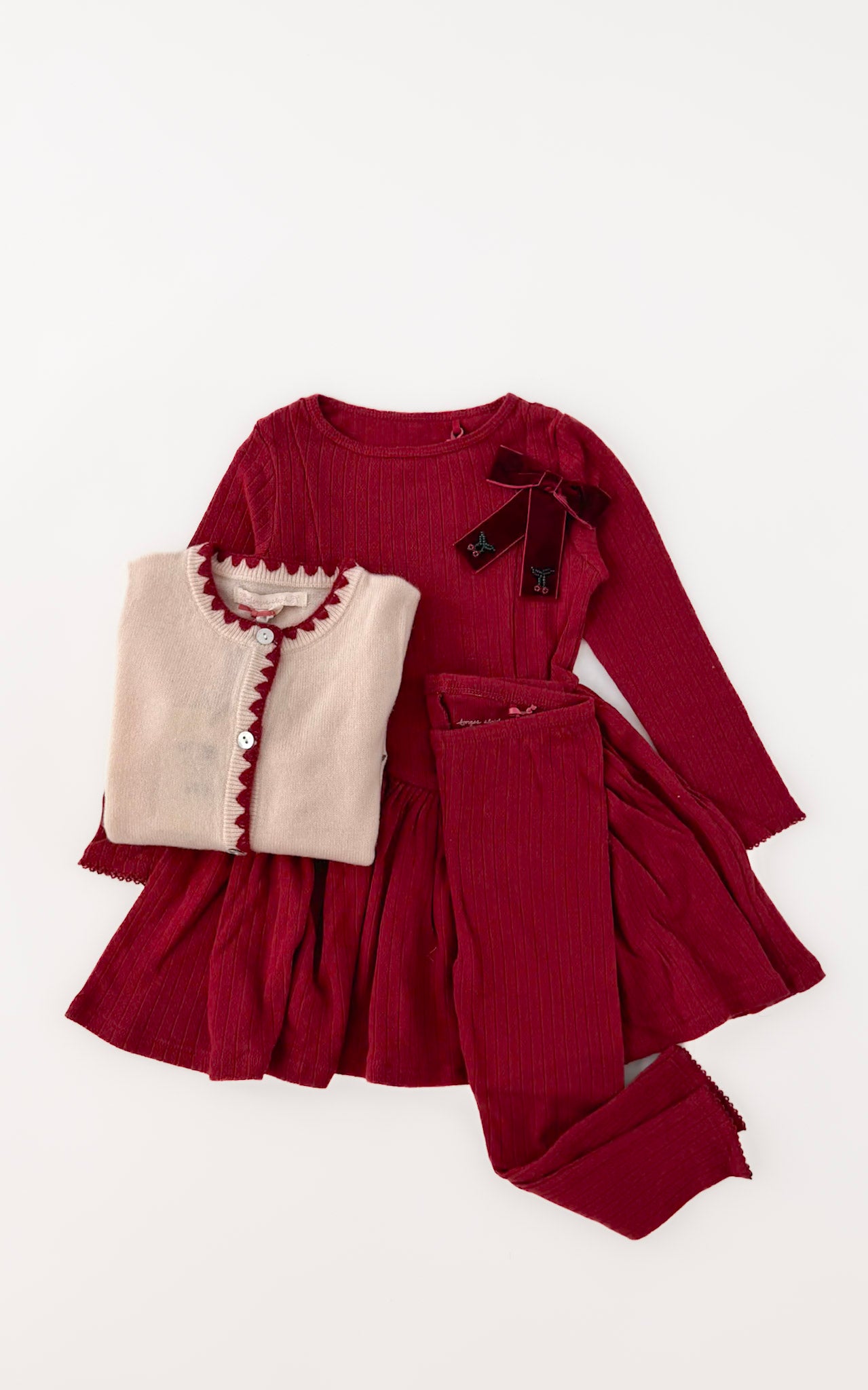 Minnie Dress - Red Dahlia