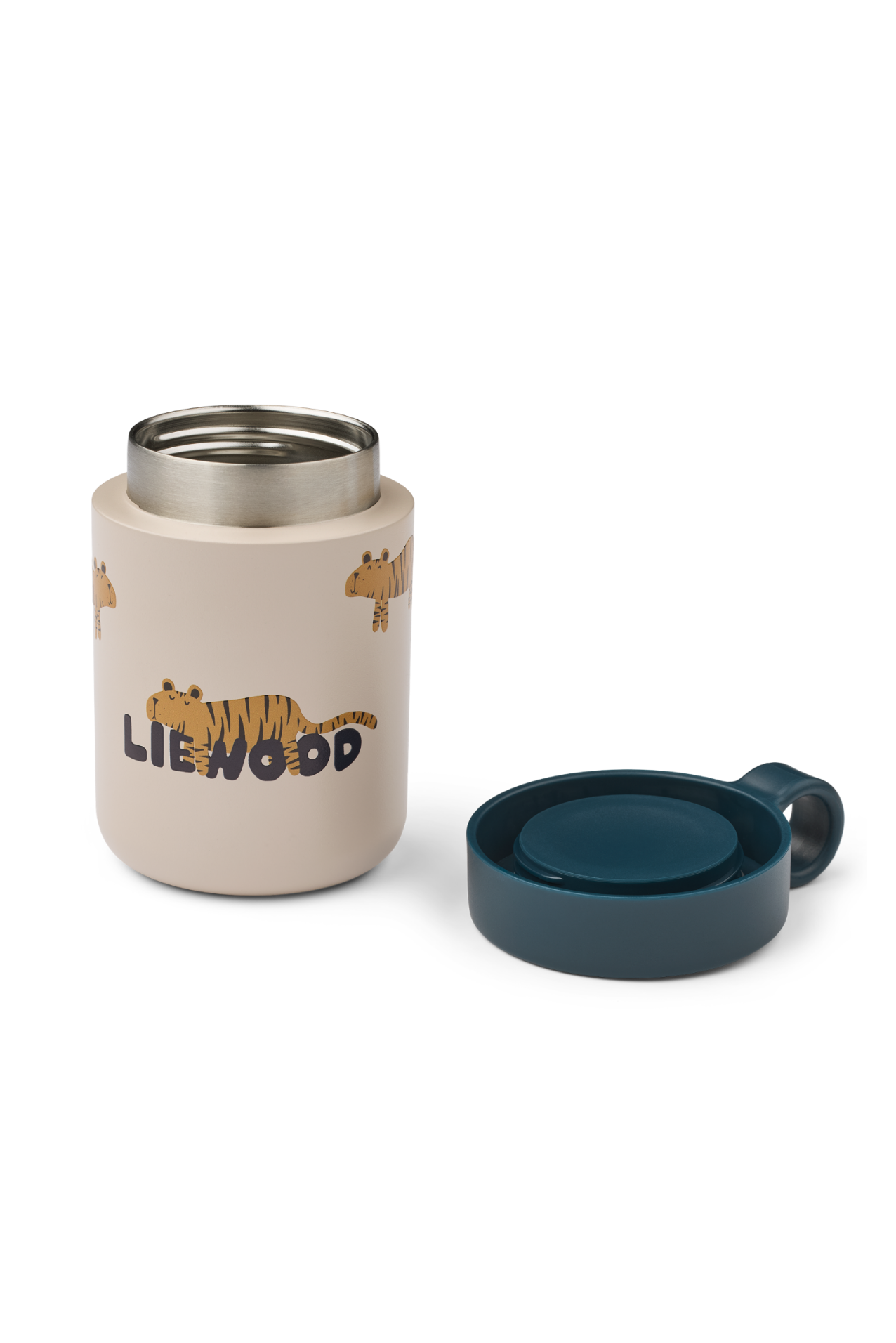 Kiani Printed Food Jar - Tiger / Sandy