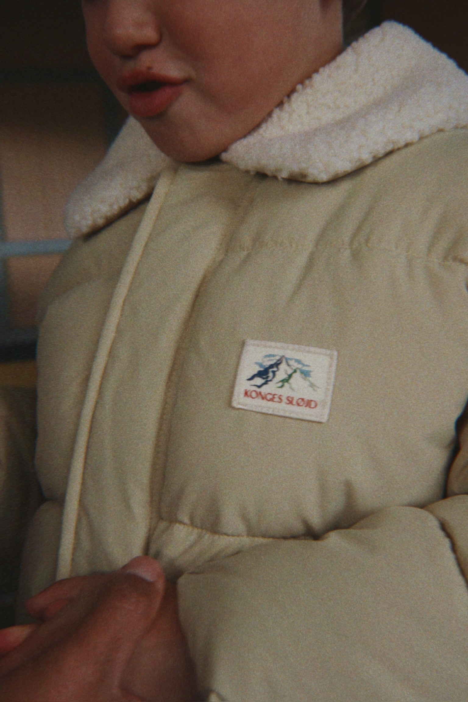 Alpi Collar Jacket - Pale Olive Green
