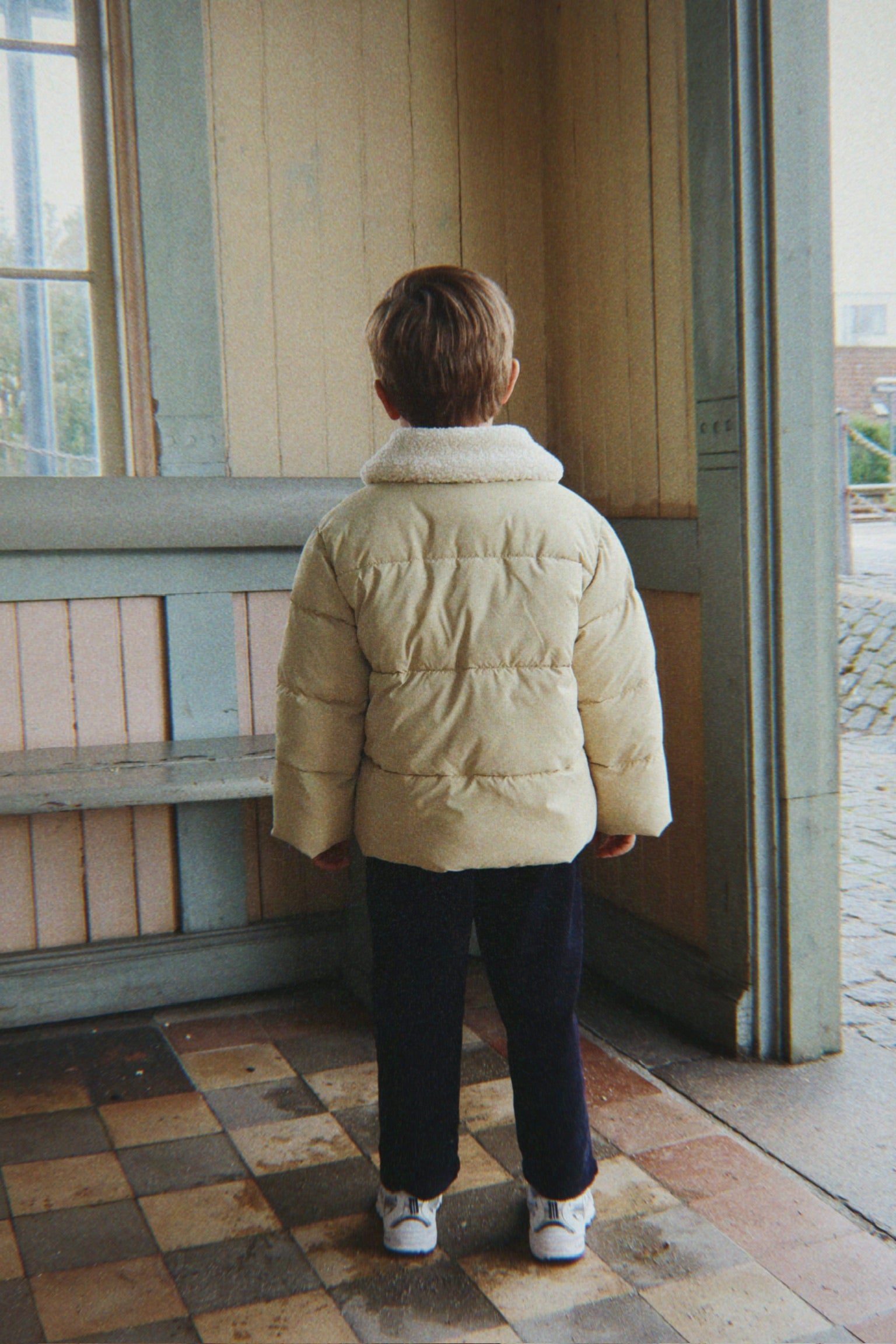 Alpi Collar Jacket - Pale Olive Green