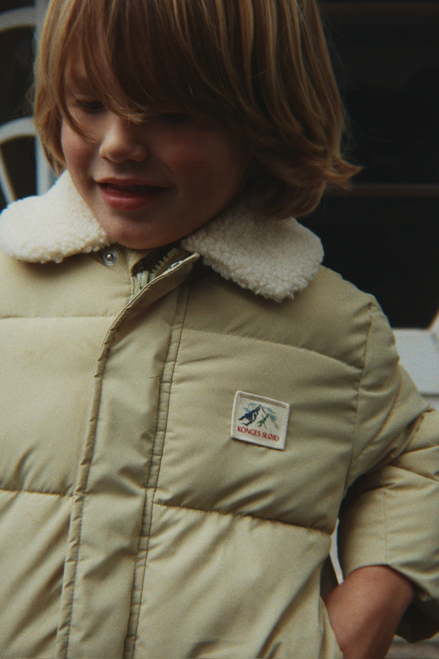 Alpi Collar Jacket - Pale Olive Green