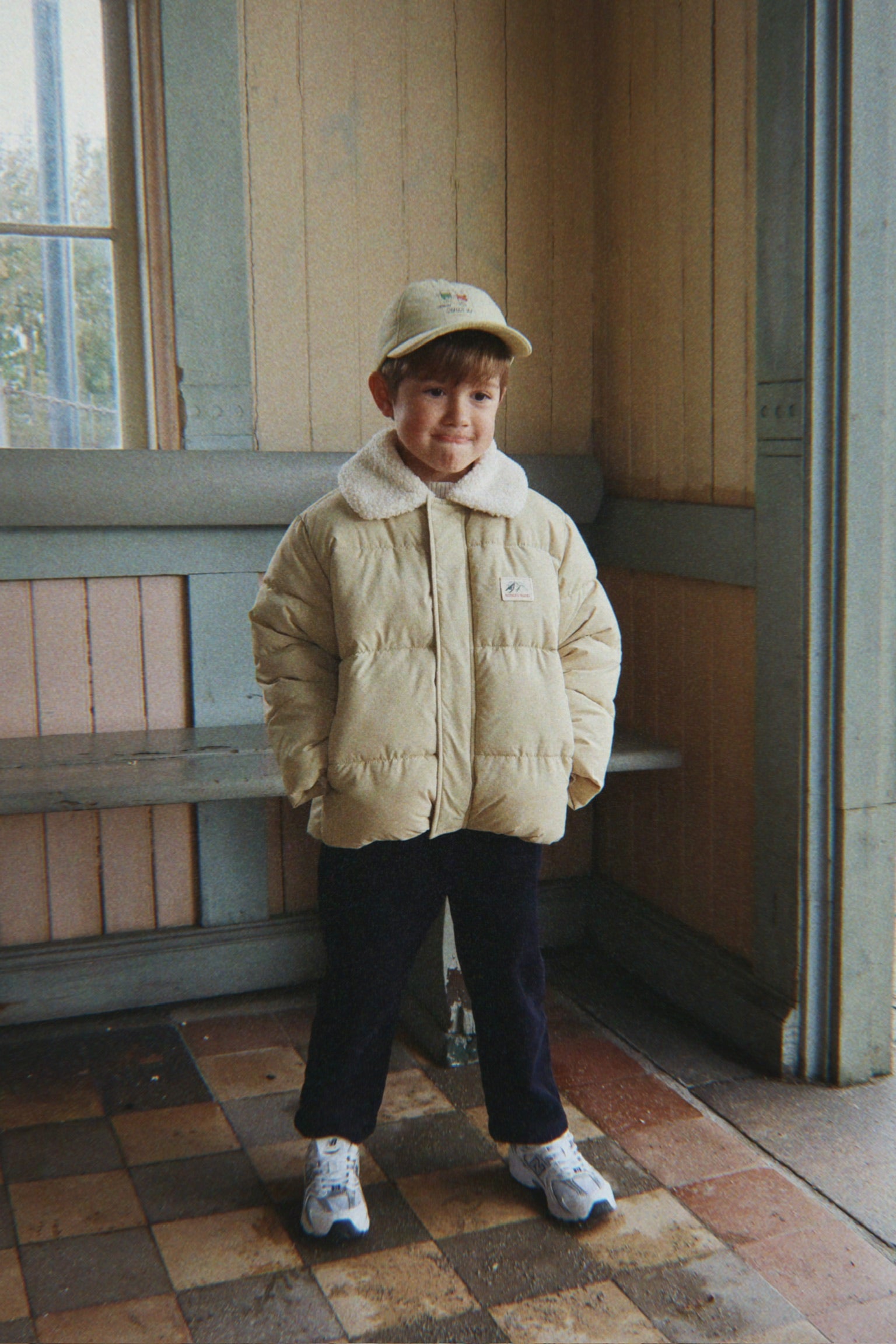 Alpi Collar Jacket - Pale Olive Green
