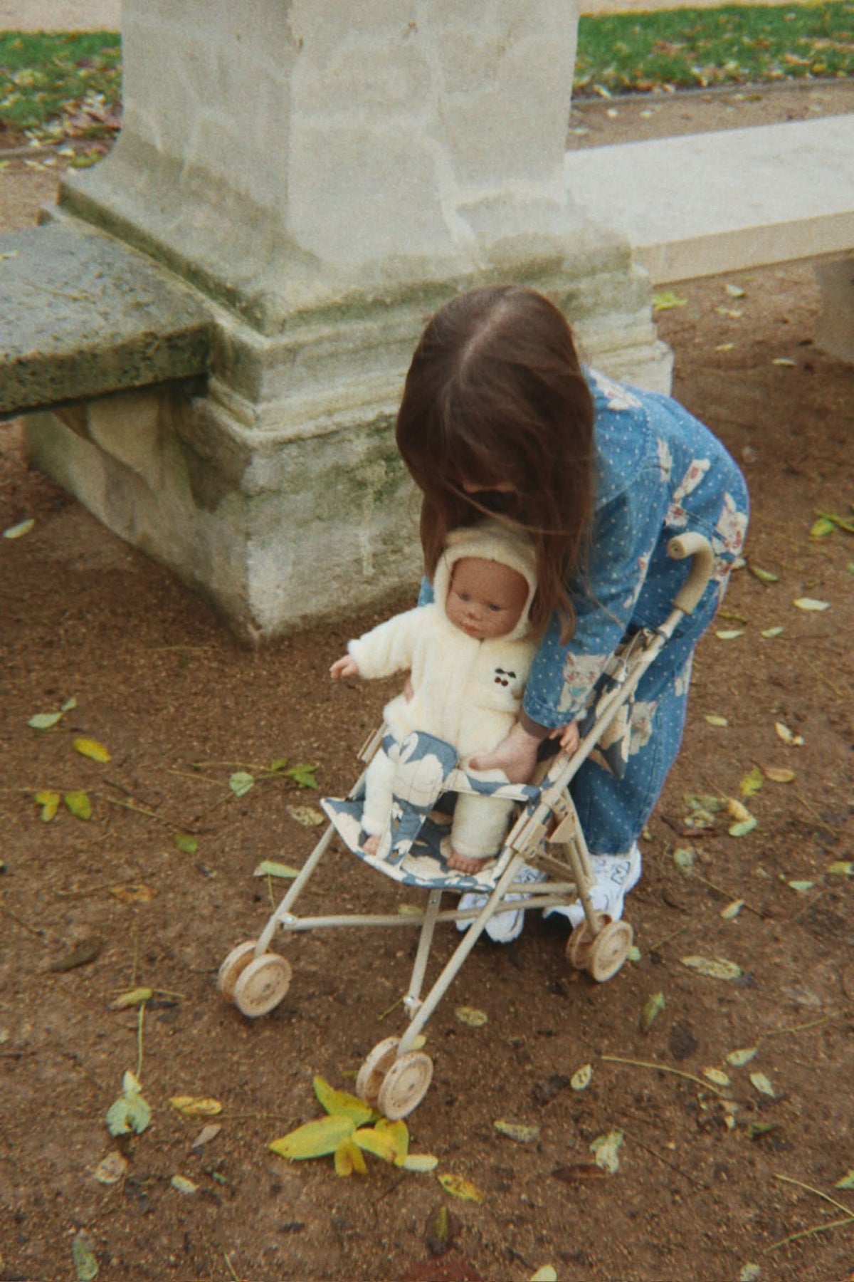 Doll Stroller - Swan
