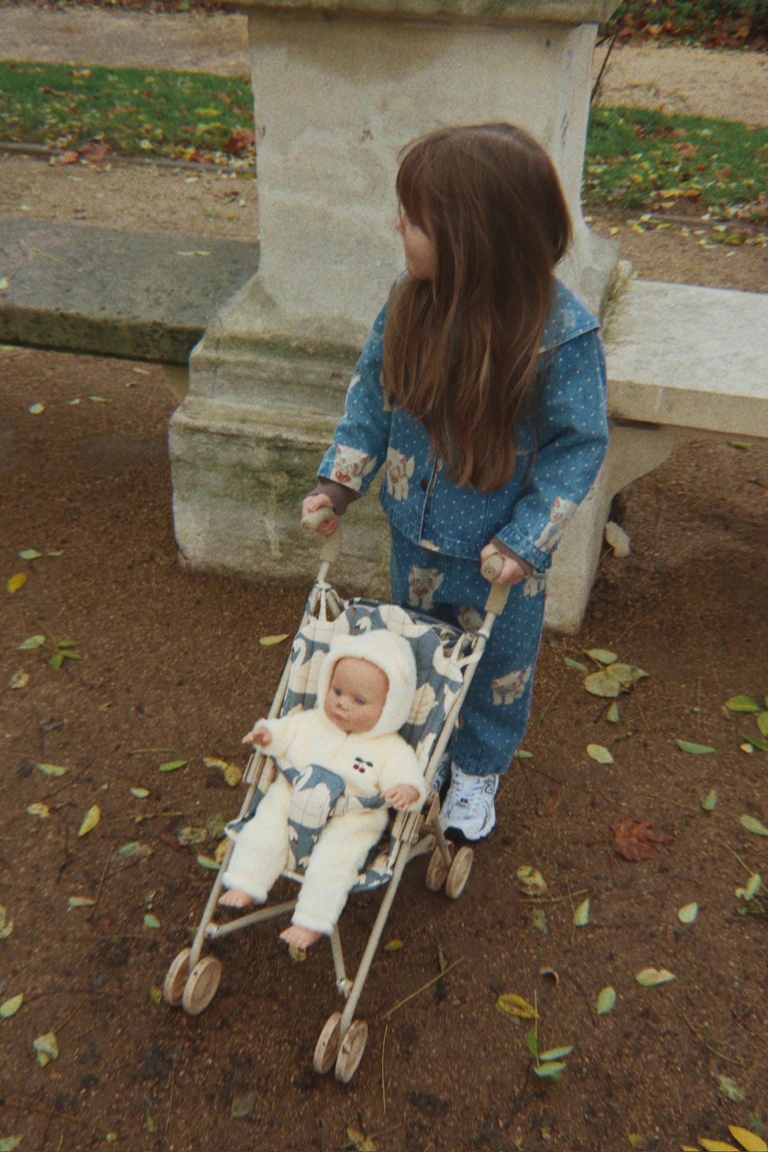 Doll Stroller - Swan