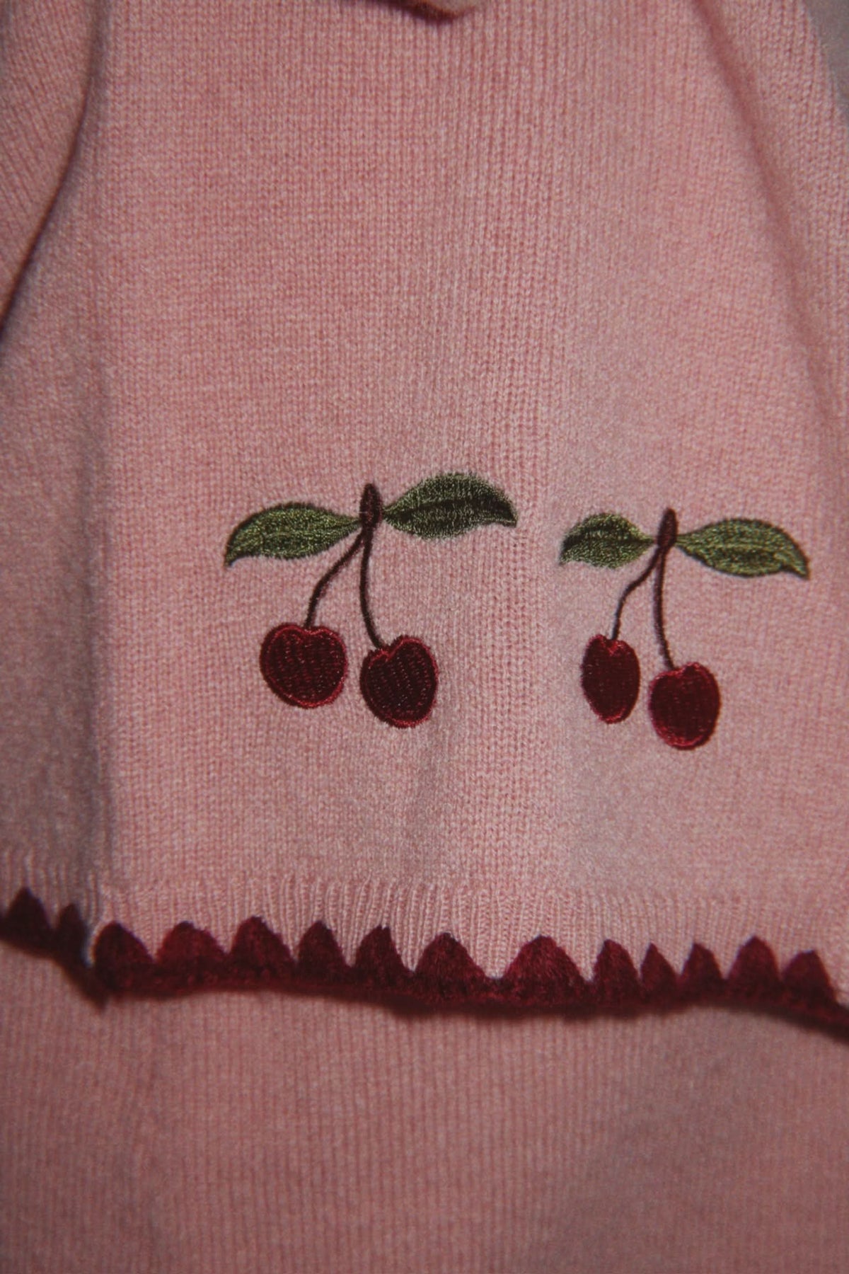 Colette Wool Cardigan - Pale Blush