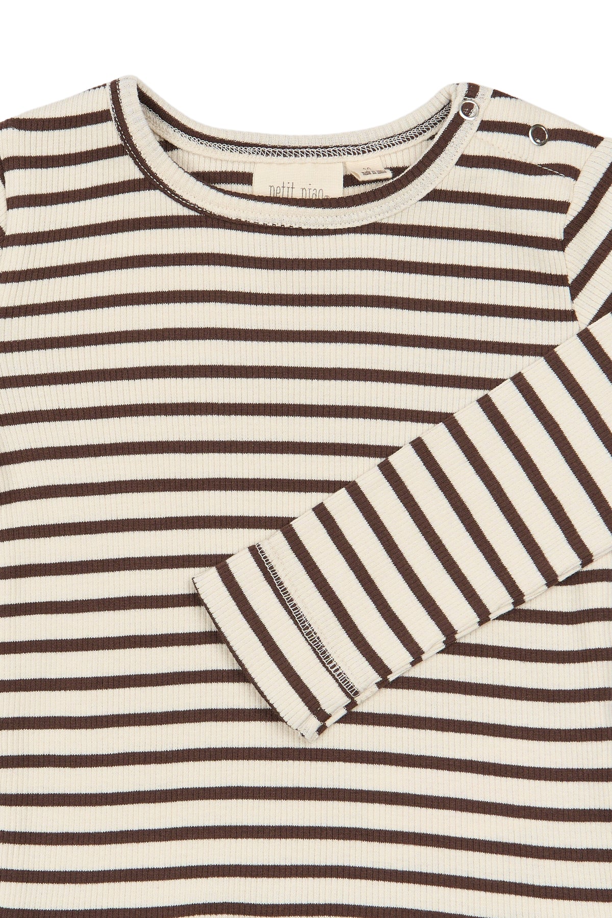 Sky LS Tee - Chestnut Striped