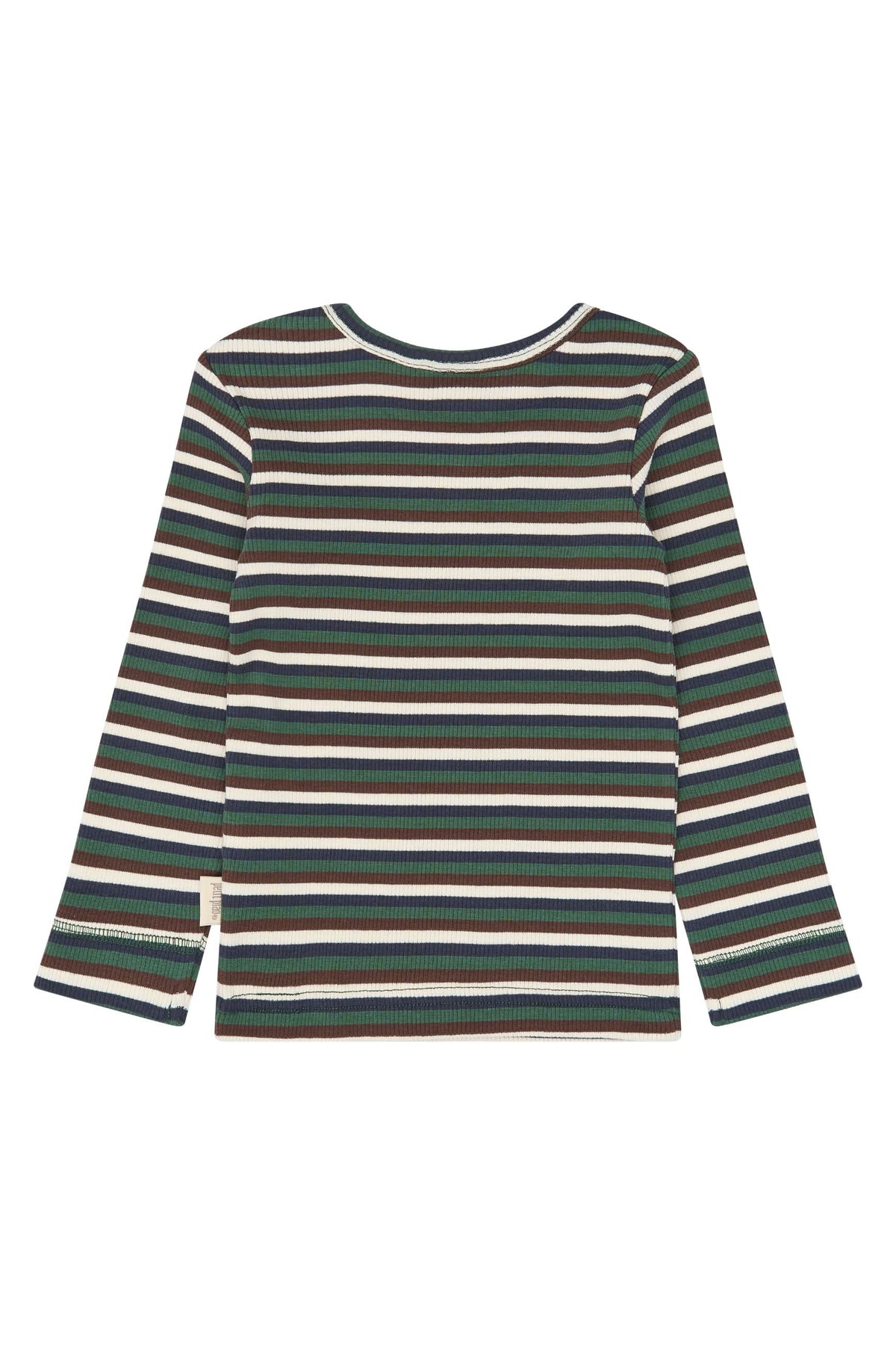 Song LS Tee - Trekking Green Multistriped