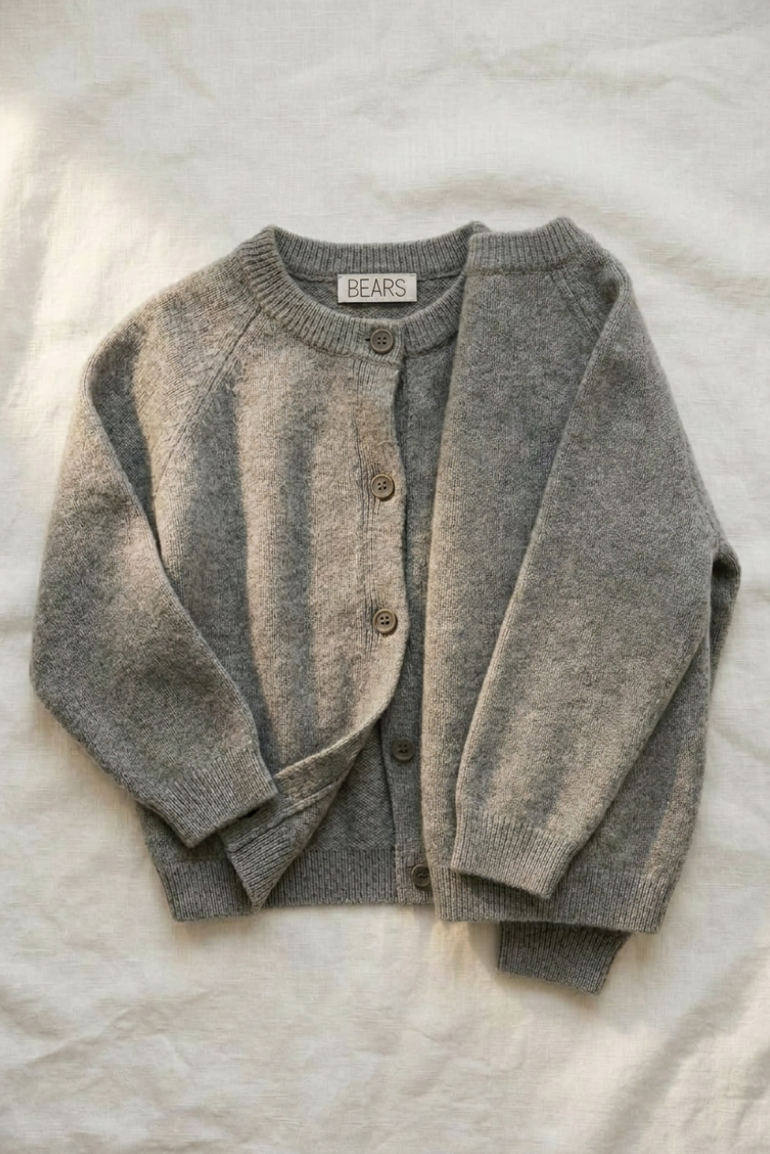 Cashmere Cardigan - Grey