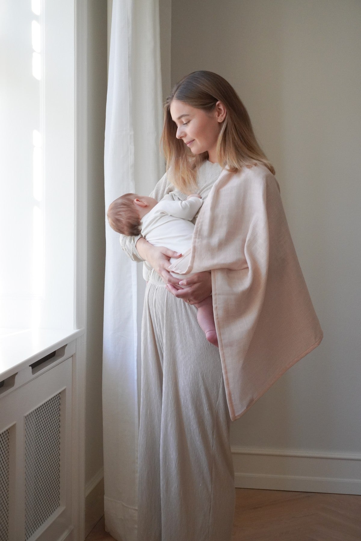 Muslin Cloth 3 Pack - Classic Stripes Rose
