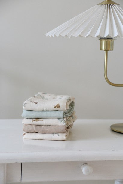 Muslin Cloth 3 Pack - Mix Woodland
