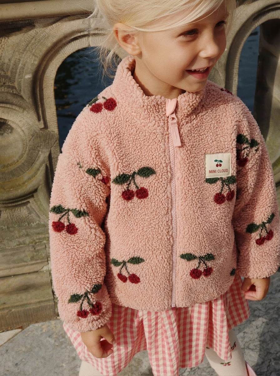 Jody Teddy Jacket - Ma Grande Cerise Blush