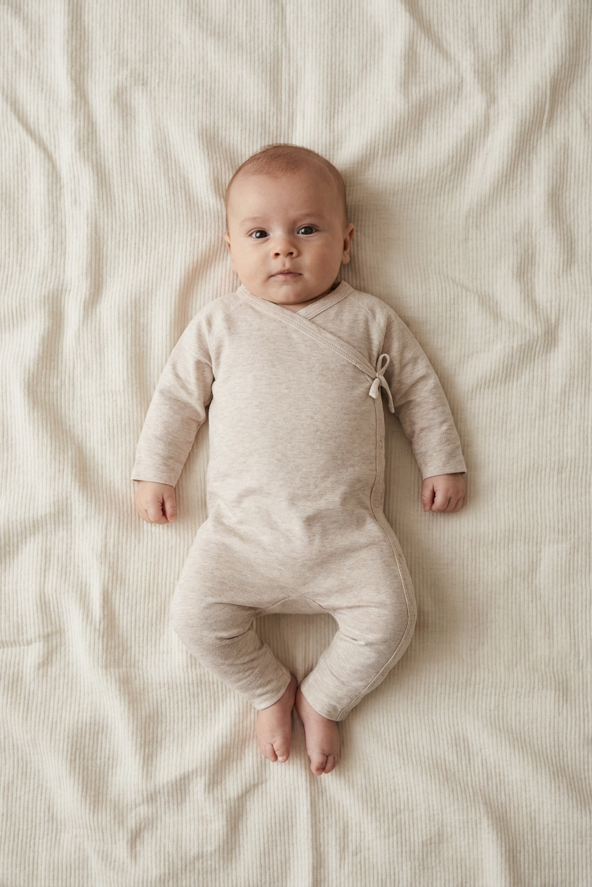 Rula Onesie - Light Beige Melange