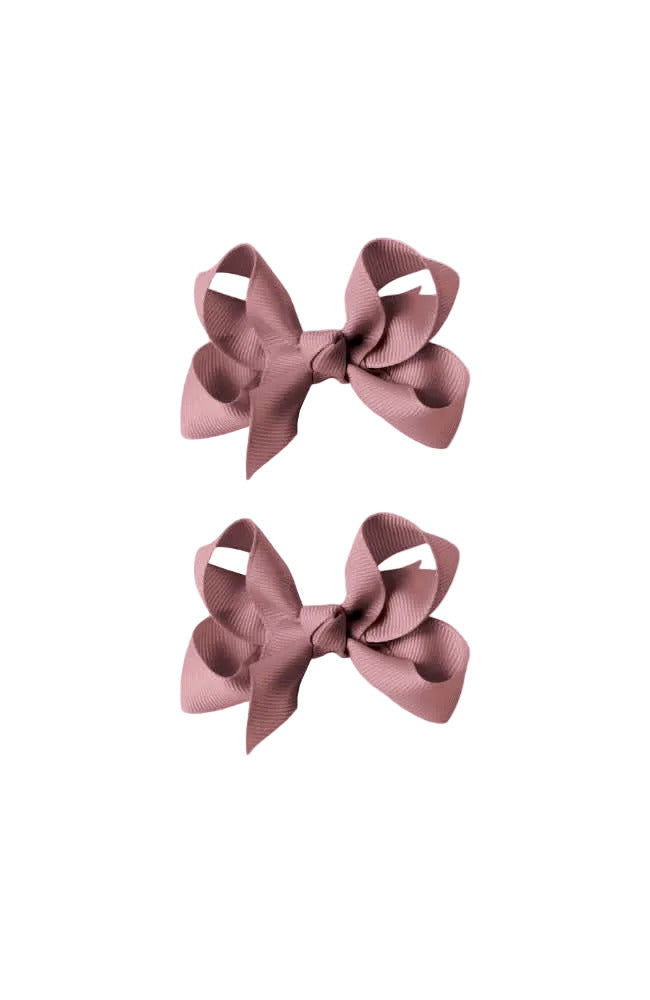 Medium Bows 2pk - Quartz Rose