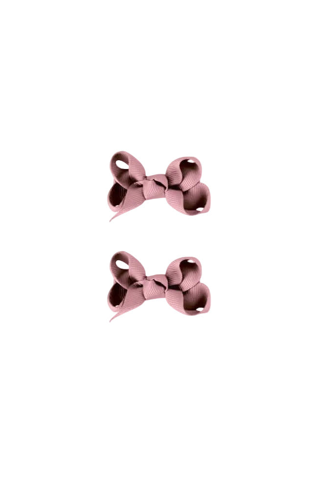 Small Bows 2pk - Quartz Rose