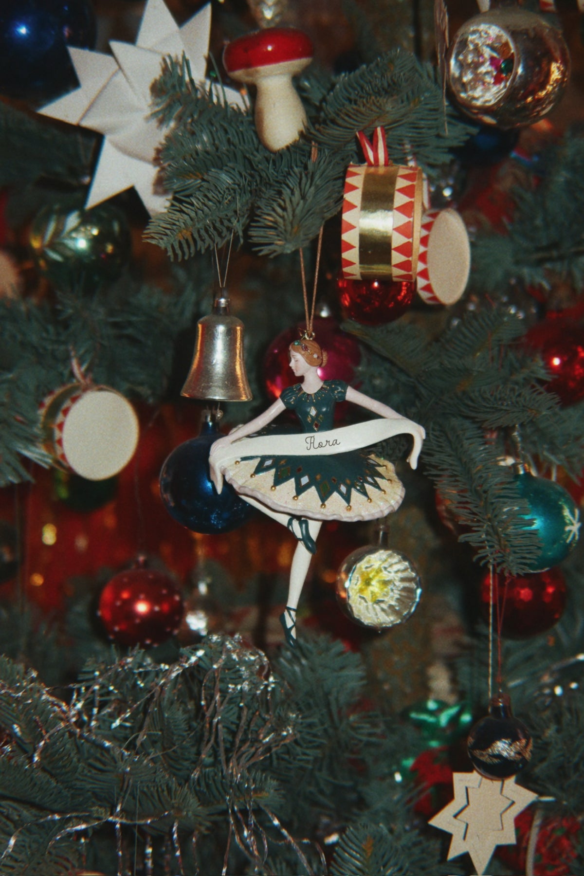 Christmas Ornament Harlekin Ballerina - Multi