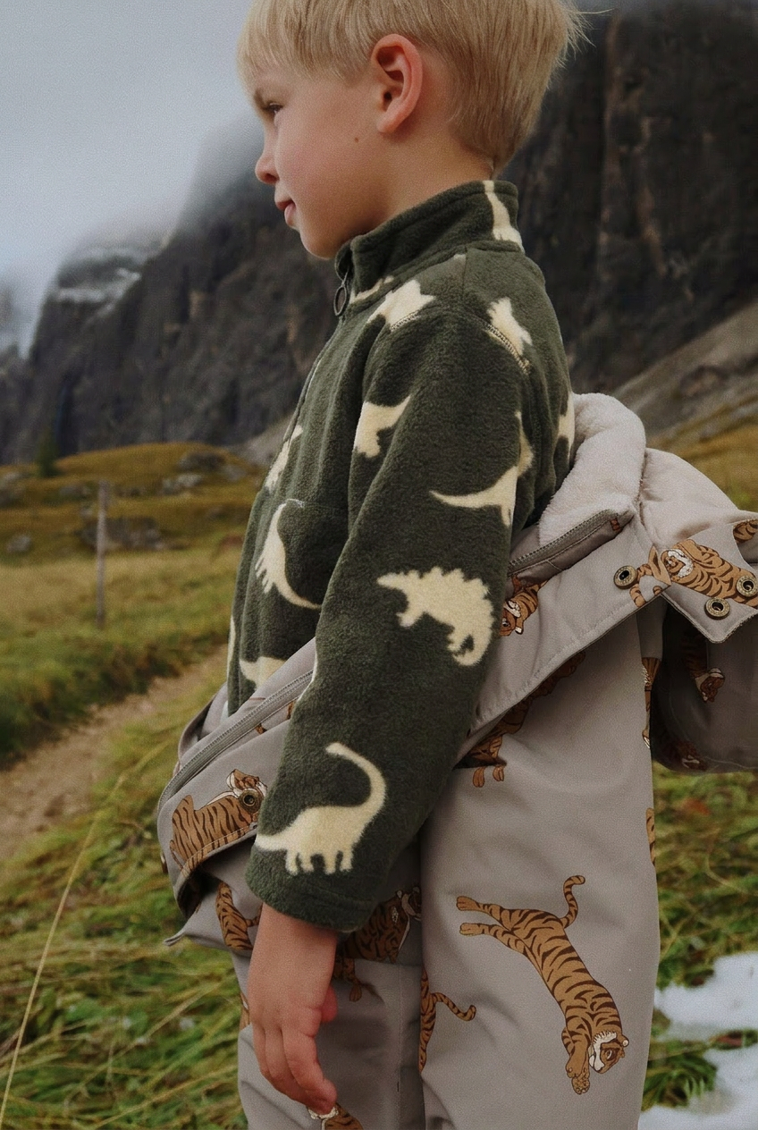 Tavi Fleece Sweatshirt - Dino Silhouette