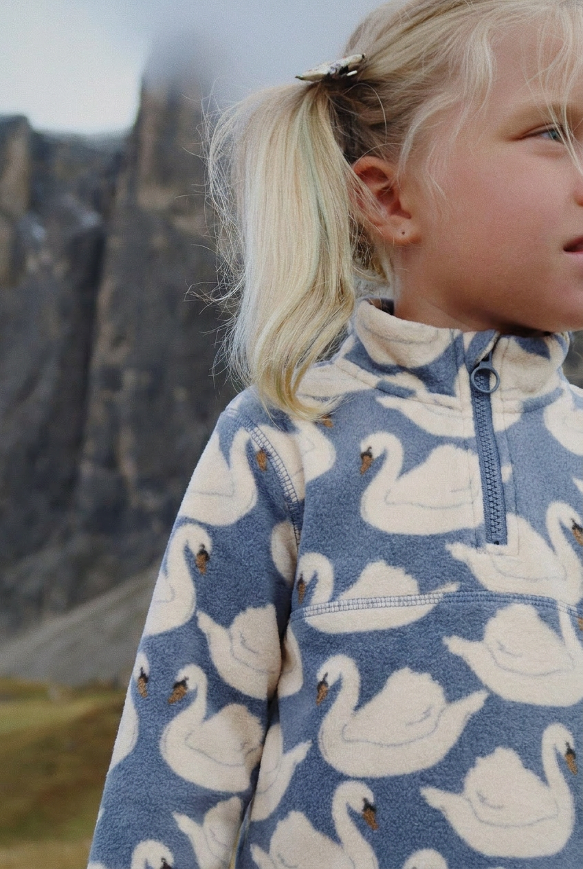 Tavi Fleece Sweatshirt - Swan