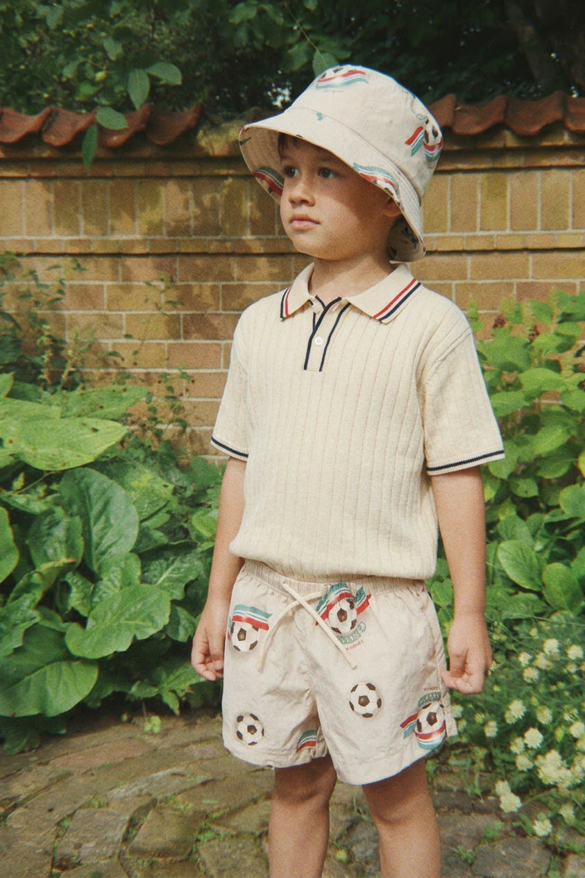 Mio Knit Polo - Almond Milk