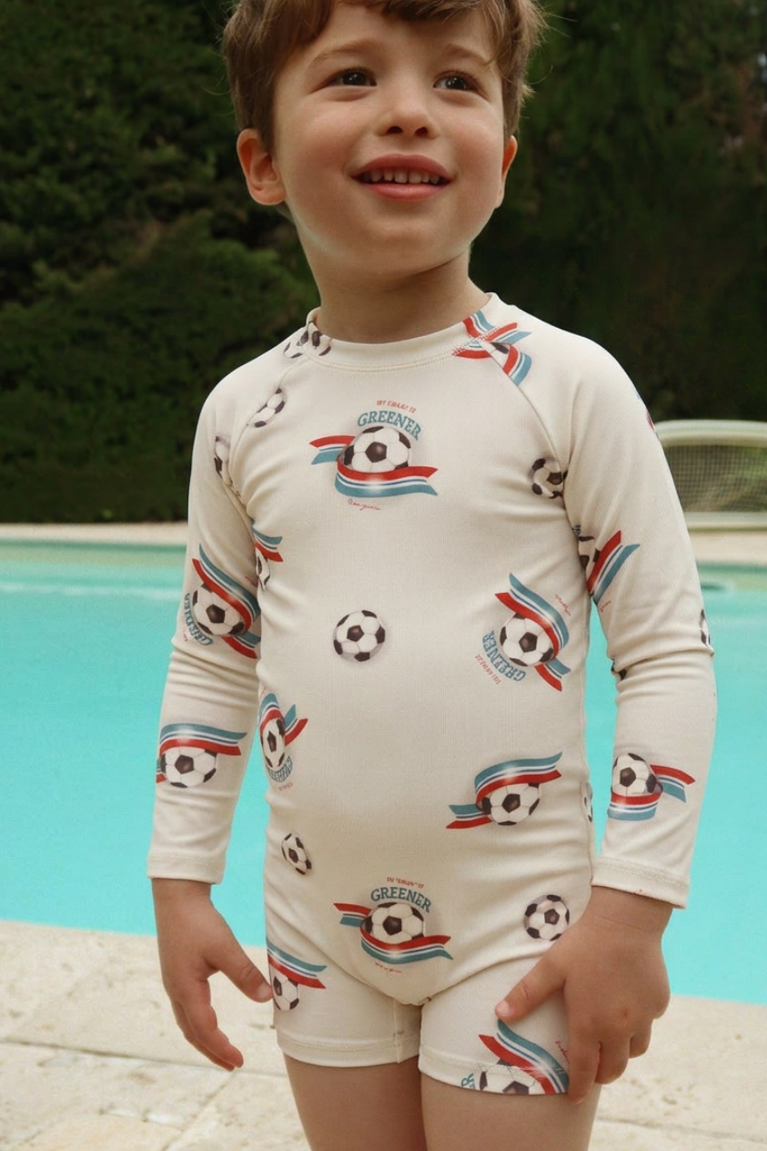 Aster Swim Onesie - Kick It