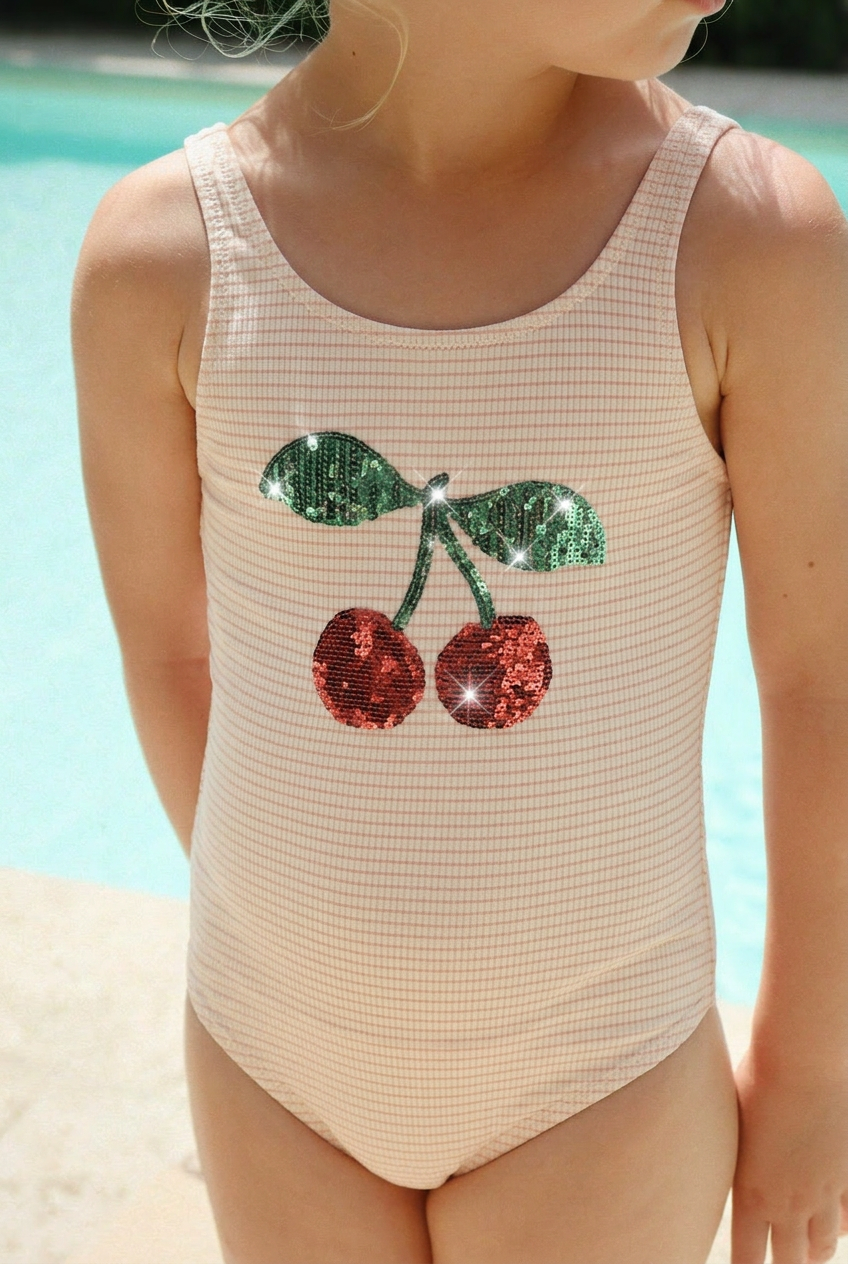 Jade Swimsuit - Rose Stripe