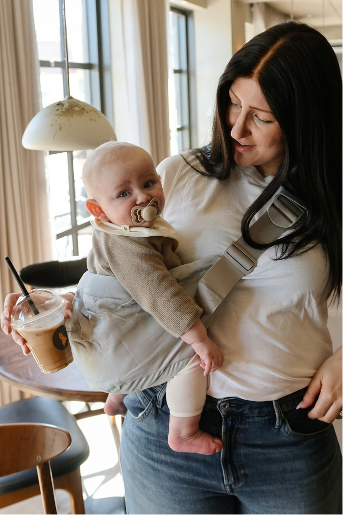 Upsie Sling Carrier - Pearl Grey