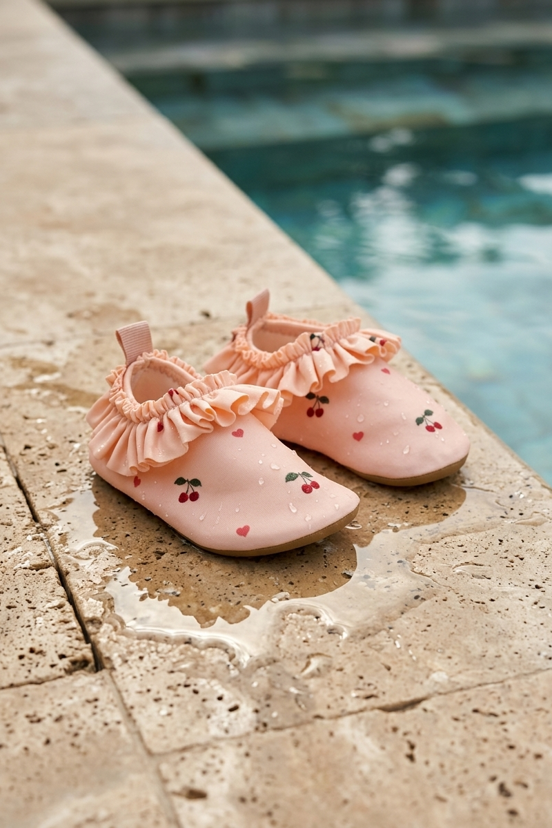 Merle Frill Swim Shoes - Cherry Coeur Rose