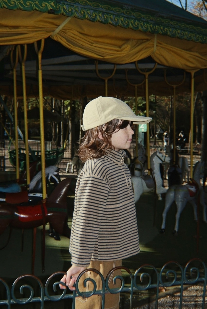 Tavi Fleece Shirt - Stripe La Mer