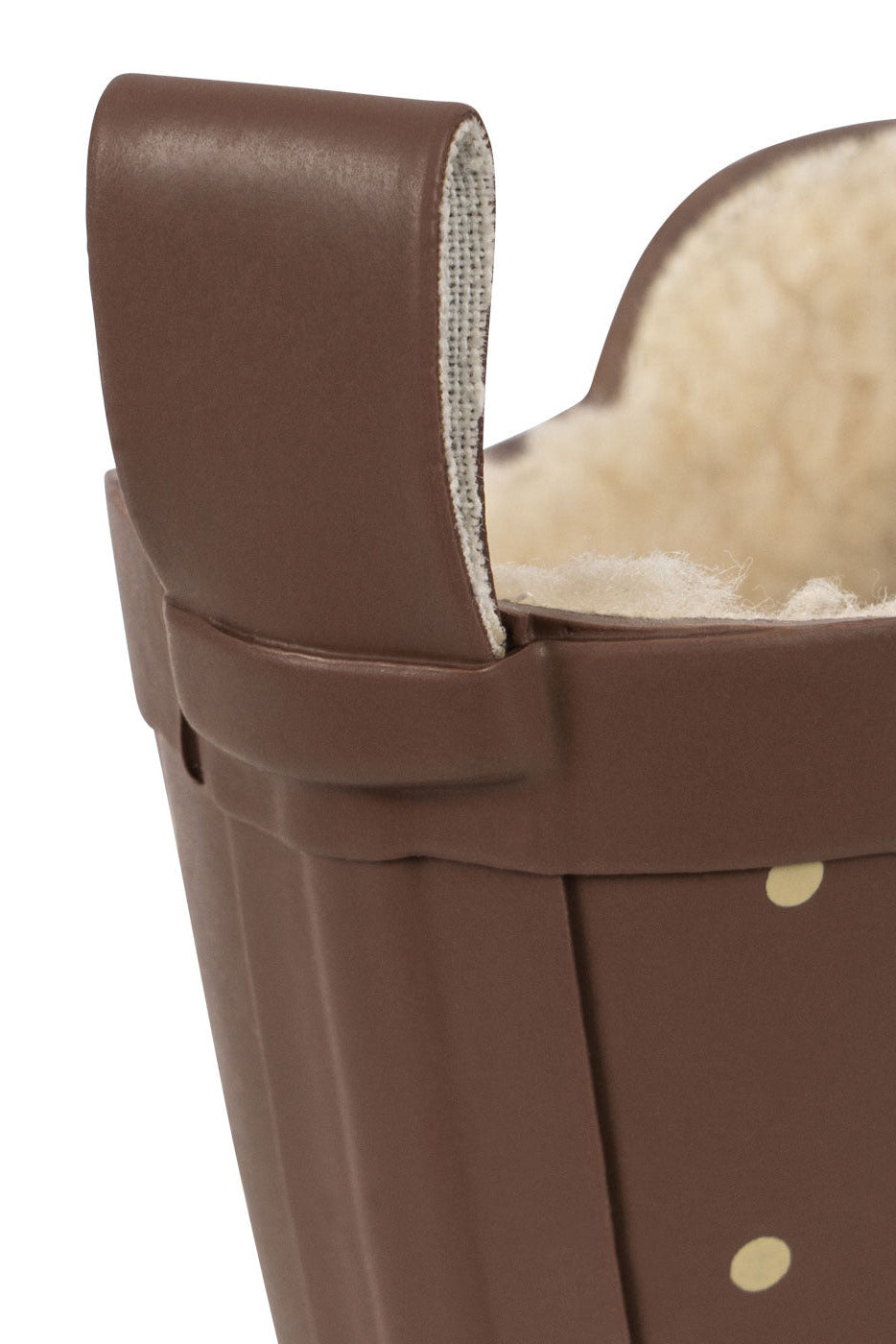 Roi Rain Boot Low - Cherry Dot Marrone