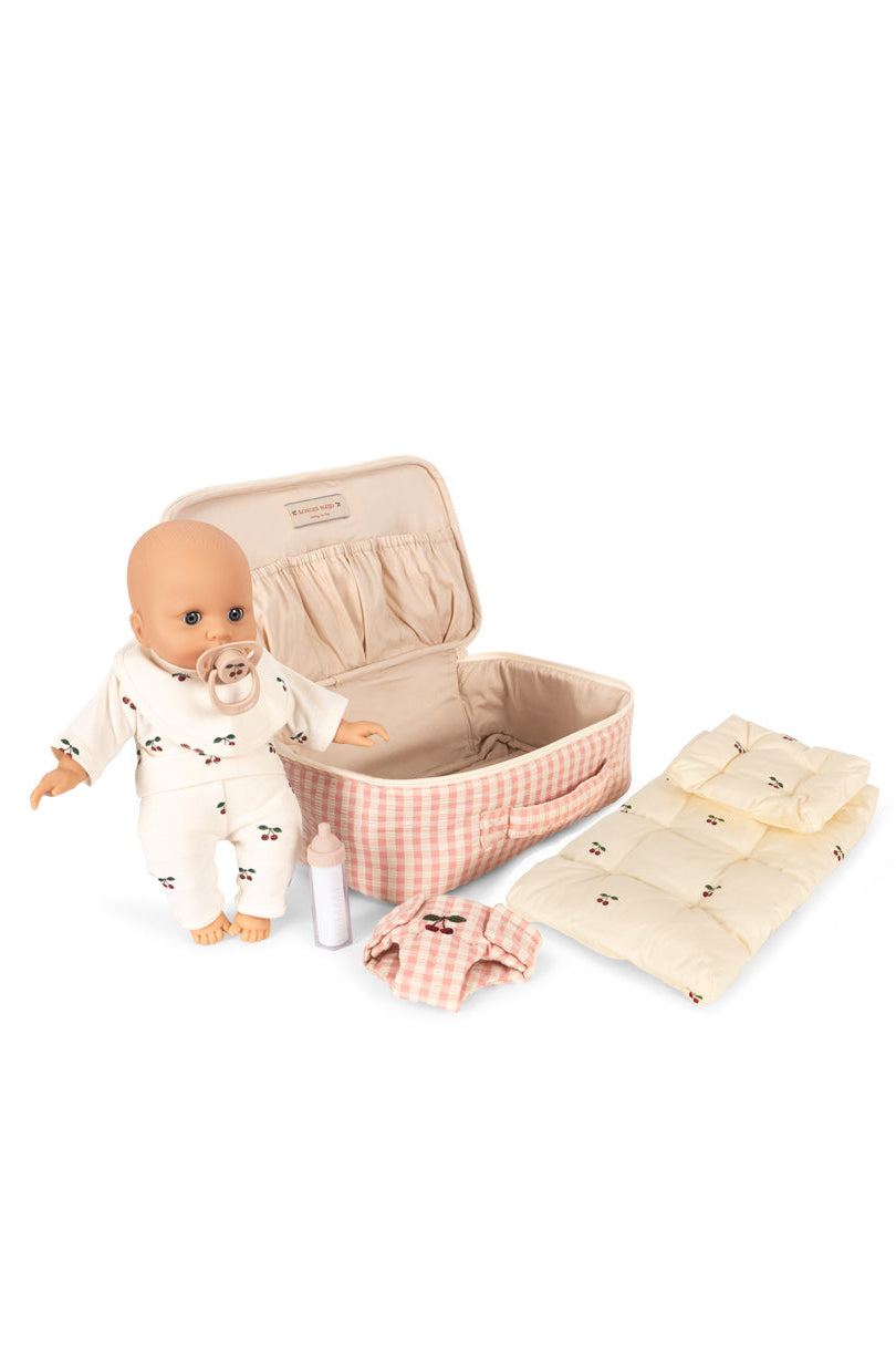 Baby Doll Nursery Suitcase - Pink Check