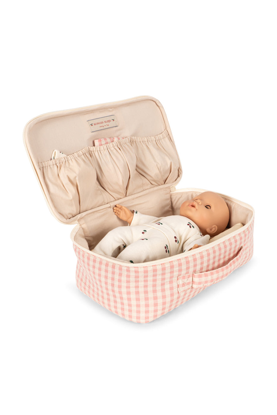 Baby Doll Nursery Suitcase - Pink Check