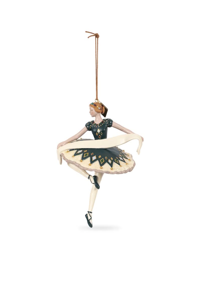 Christmas Ornament Harlekin Ballerina - Multi