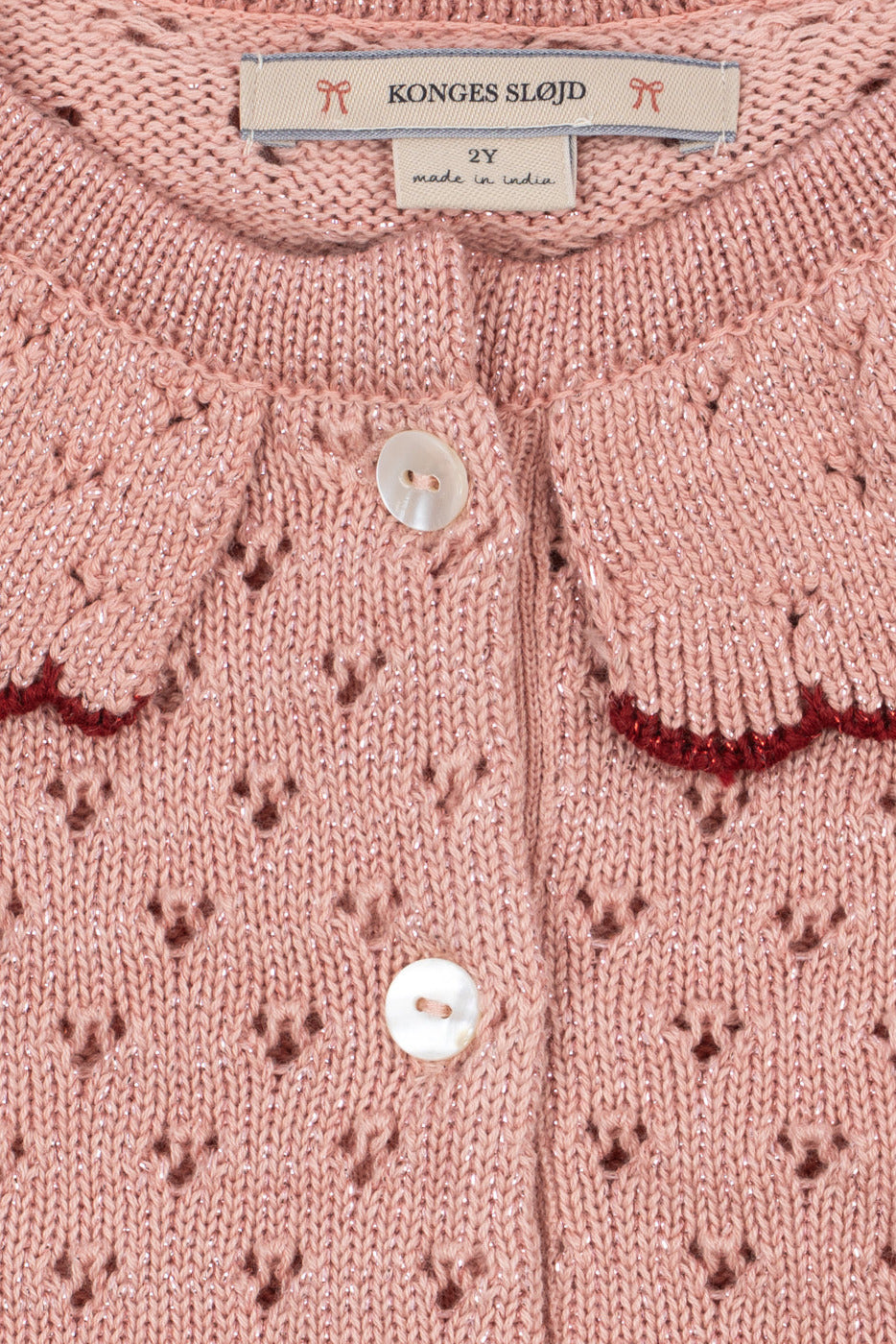 Holiday Cardigan - Mellow Rose