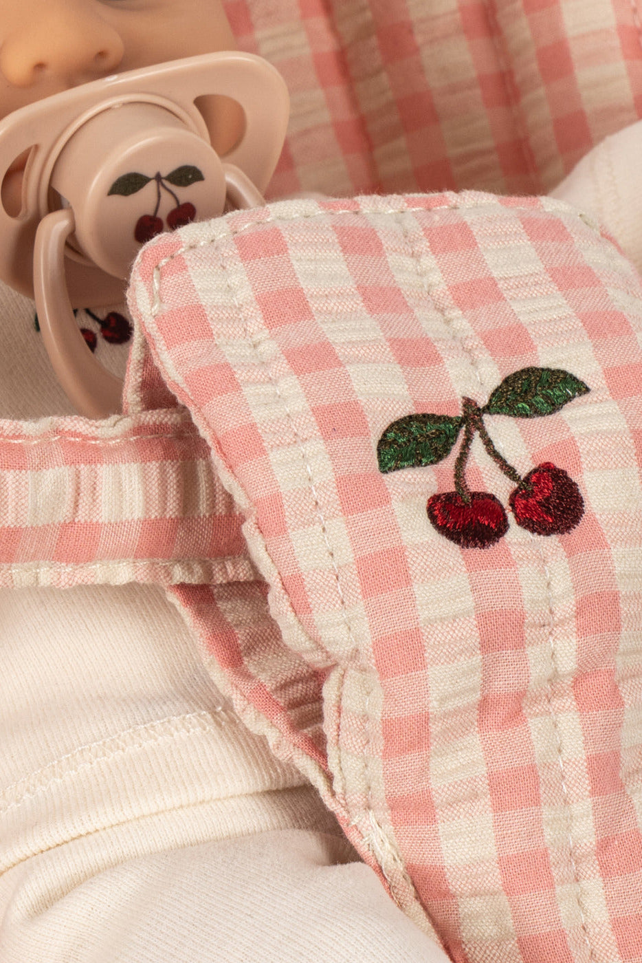 Poppy Doll Stroller Set - Pink Check