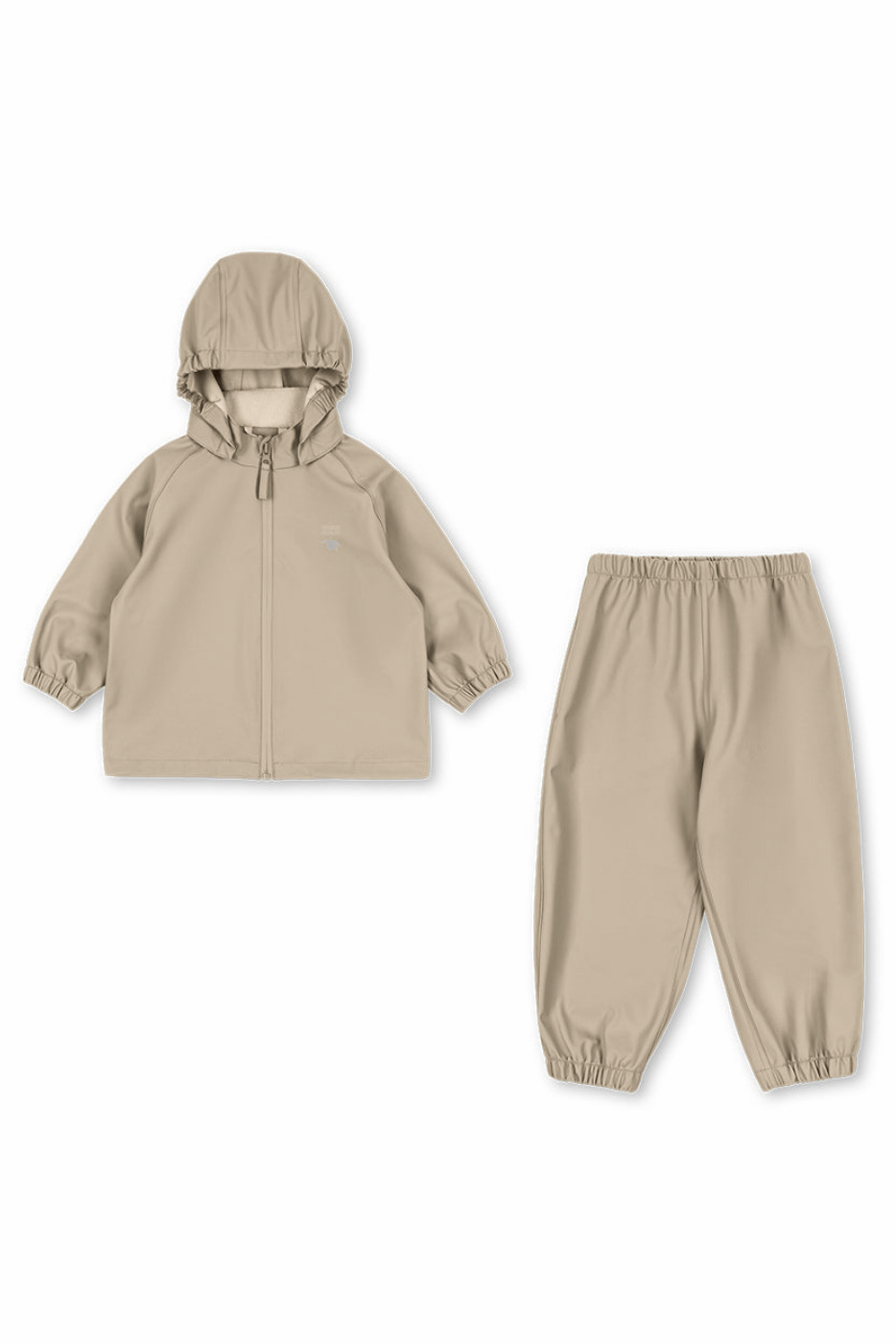 Petit Exclusive Plain Rain Set - Taupe