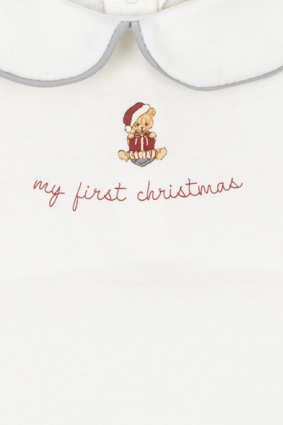 My First Christmas Onesie - Optic White