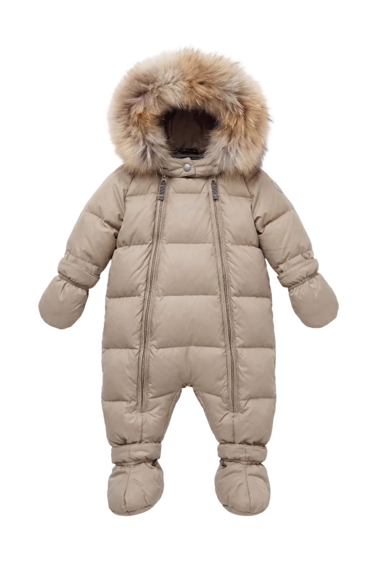 Featherlight Baby Wintersuit w/fur - Caramel