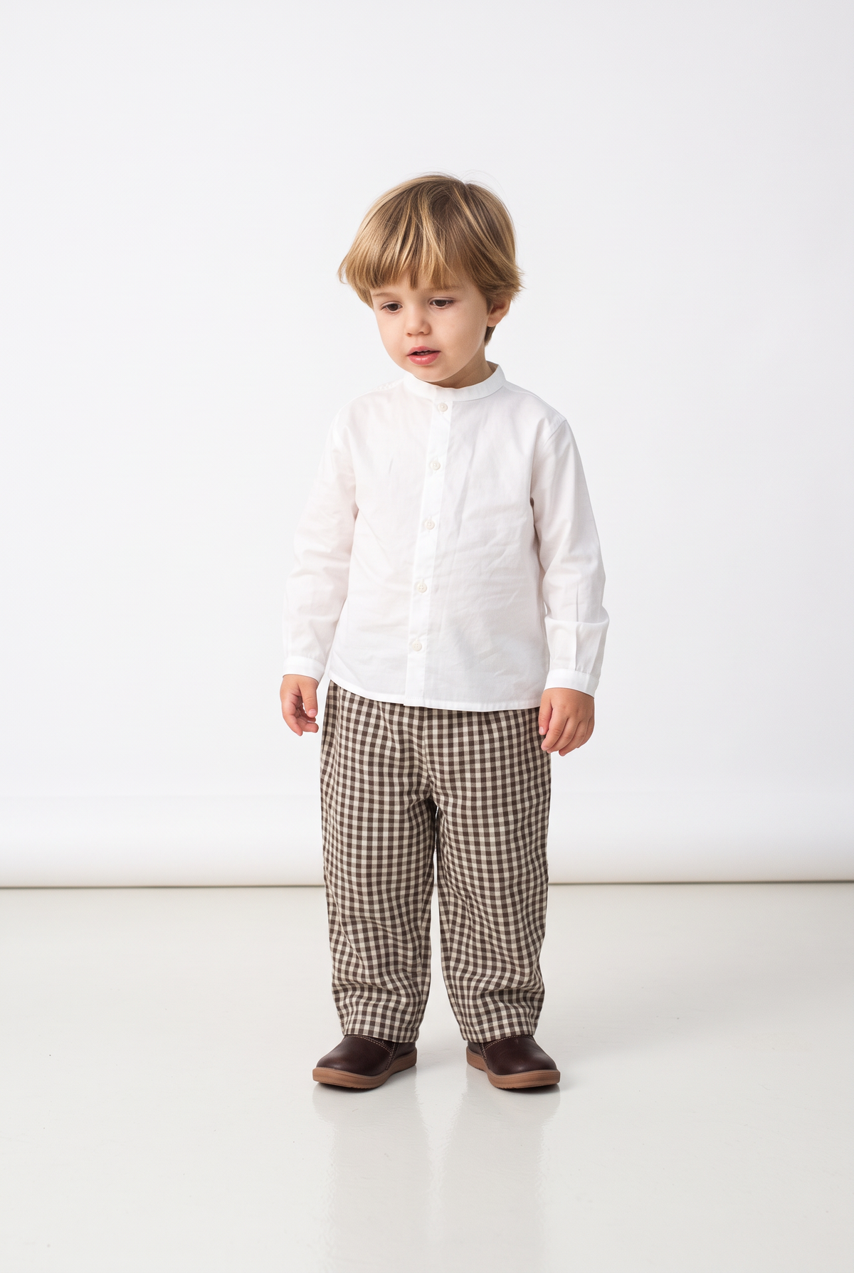 Kim Pants - Choco Check