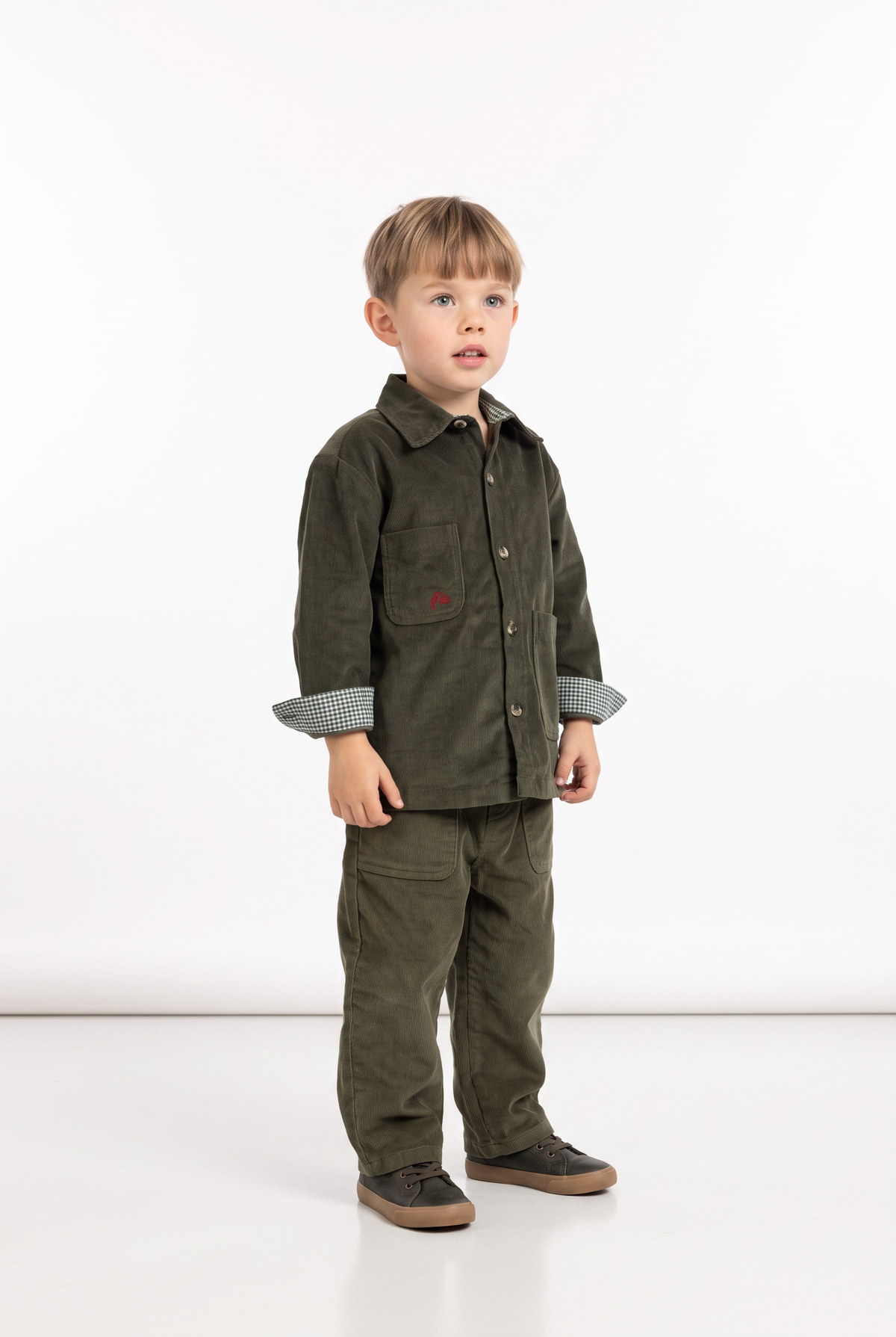 Billie Overshirt - Green Oak