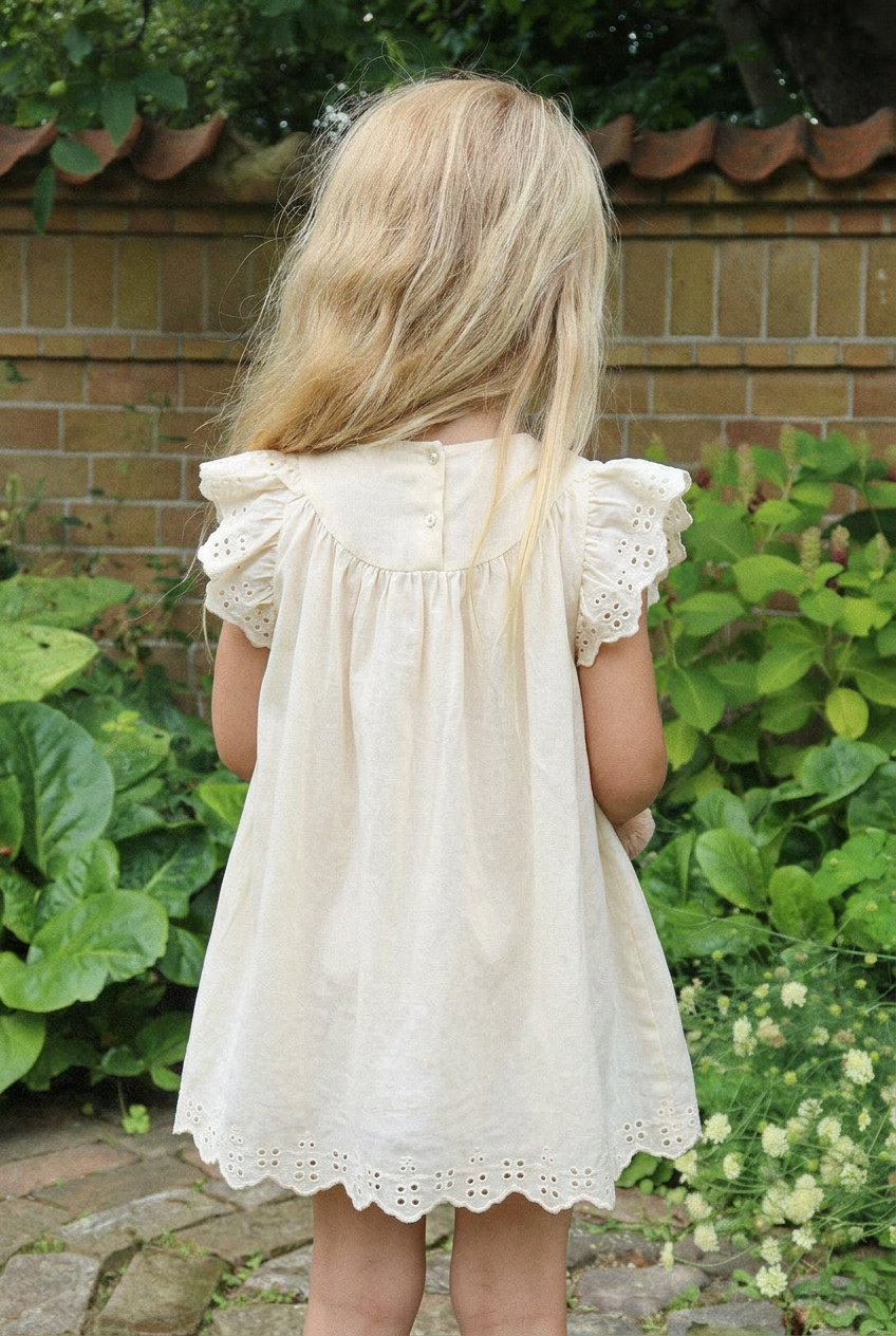 Posey Dress - Antique White