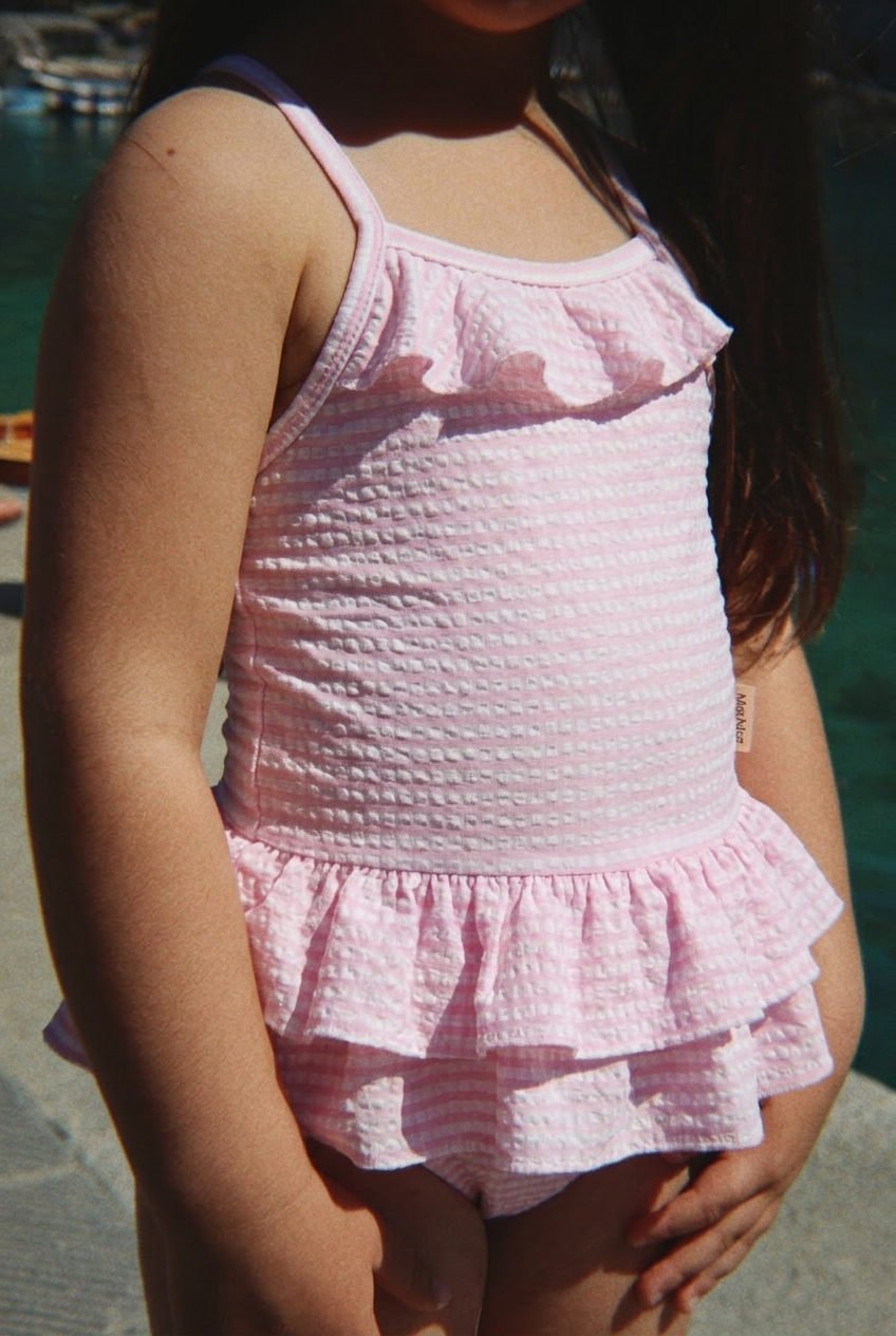 Swinnie Swimsuit - Pink Stripe