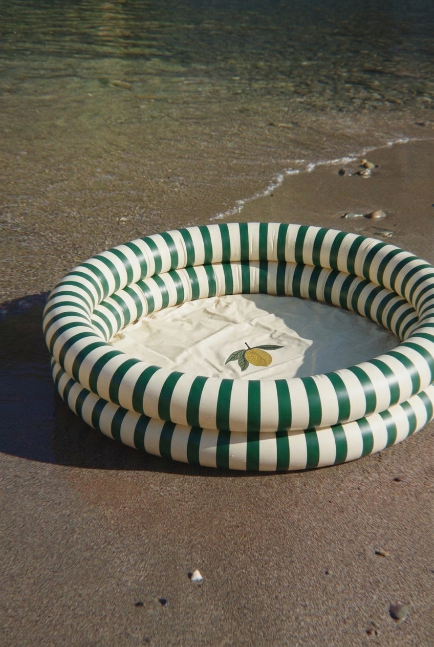 Pool Large - Green Stripe
