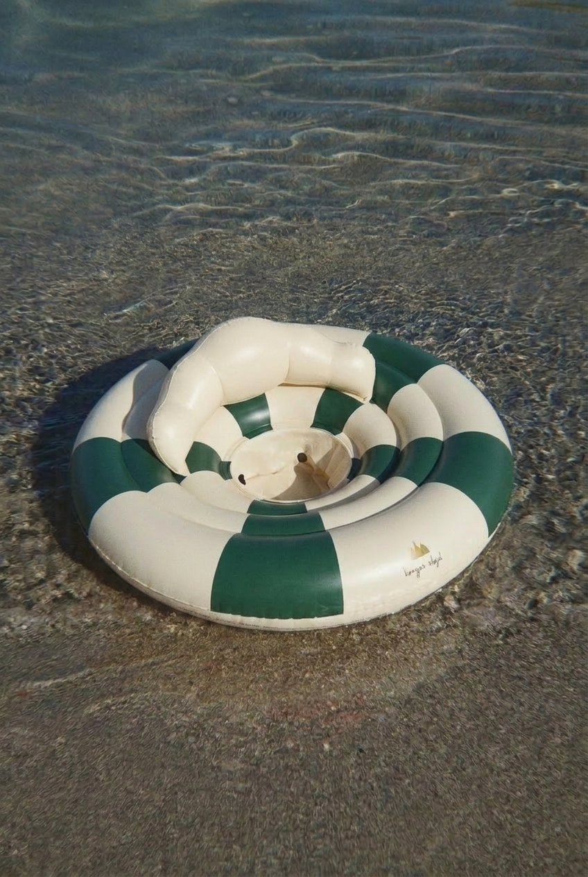 Baby Water Ring - Green Stripe