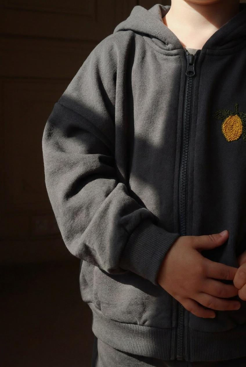Lou Sweat Zip Hood - Magnet