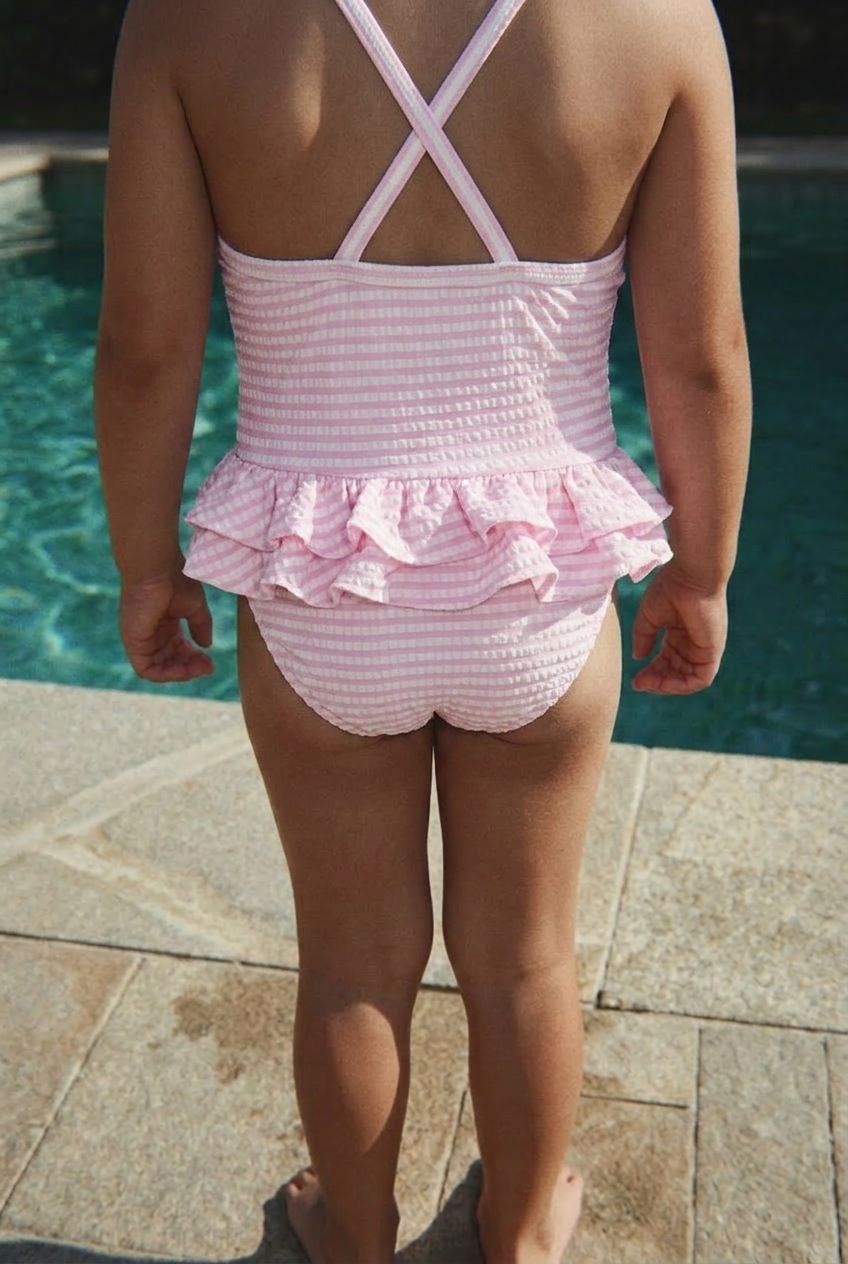 Swinnie Swimsuit - Pink Stripe