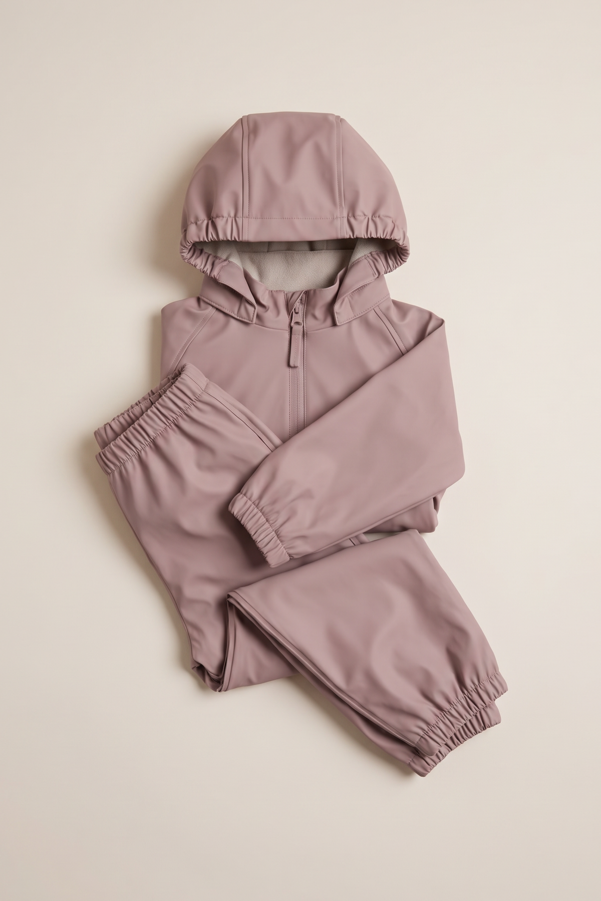 Petit Exclusive Plain Rain Set - Adobe Rose