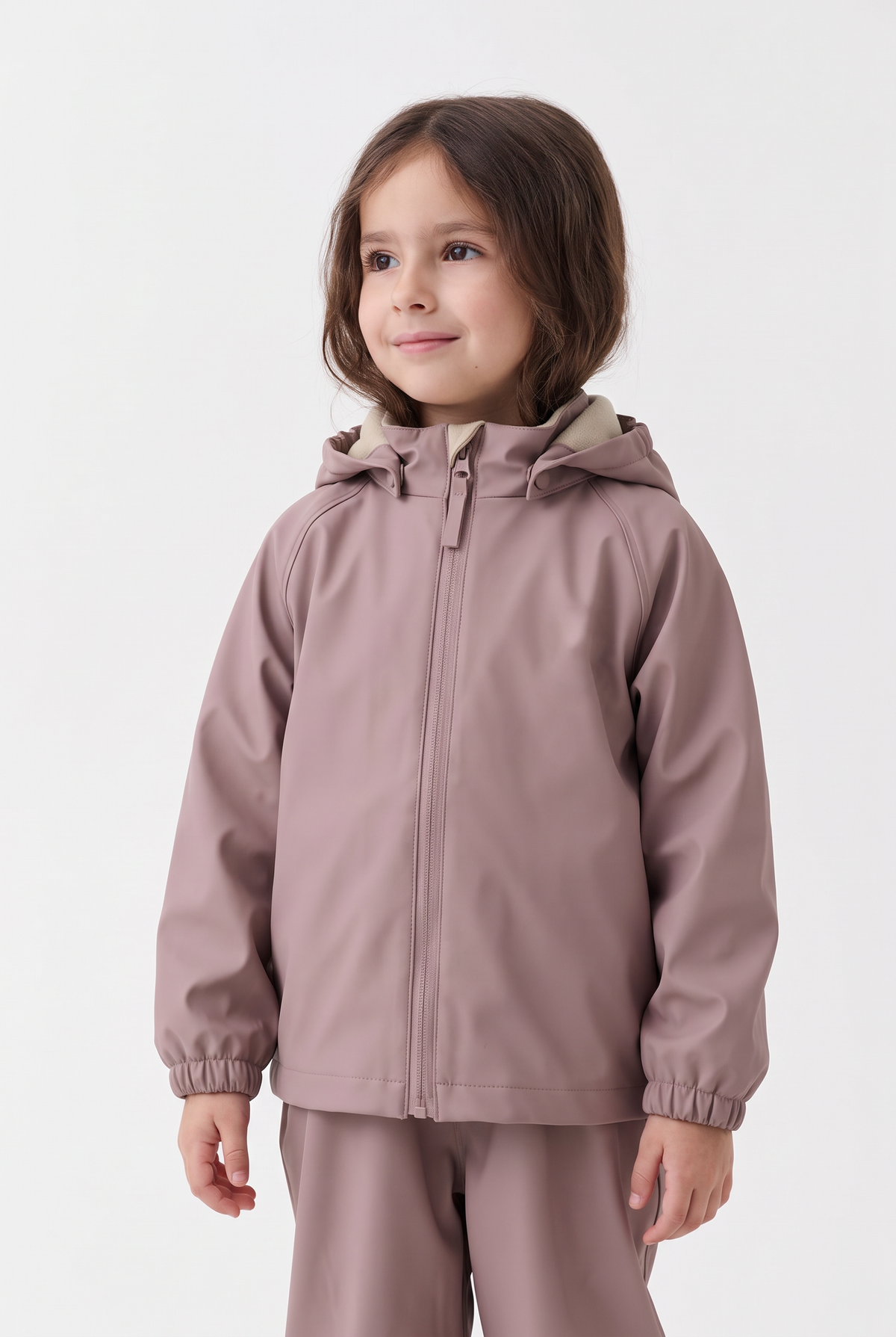 Petit Exclusive Plain Rain Set - Adobe Rose