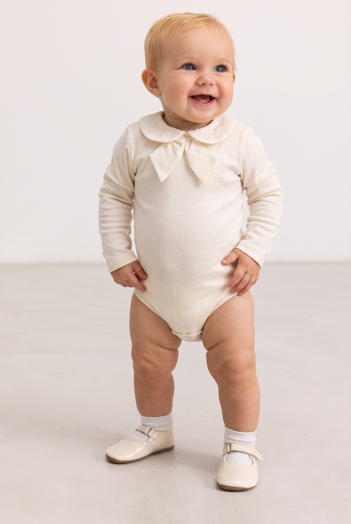 Becki Blouse Body - Gentle White