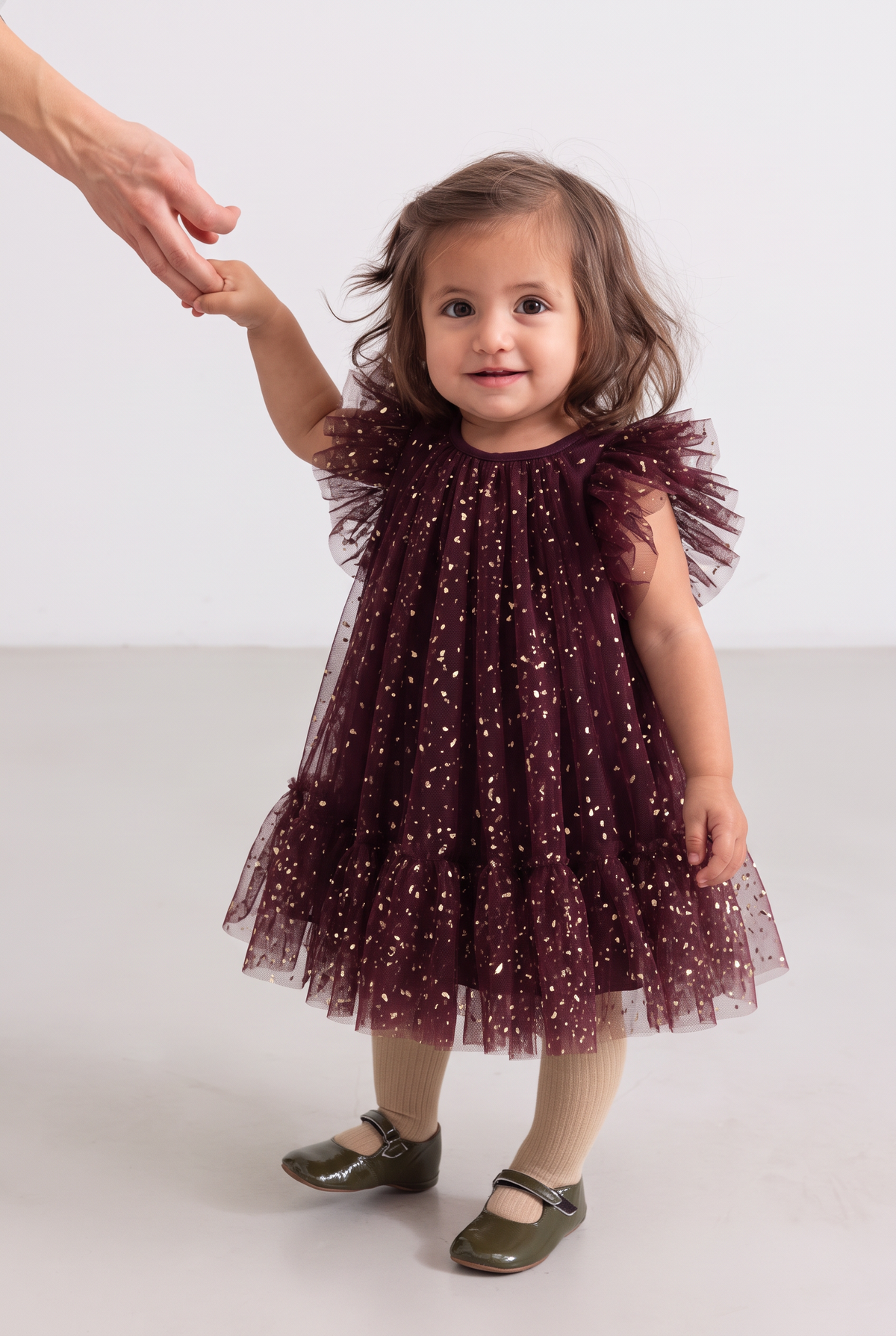 Daya Dress - Deep Mulberry
