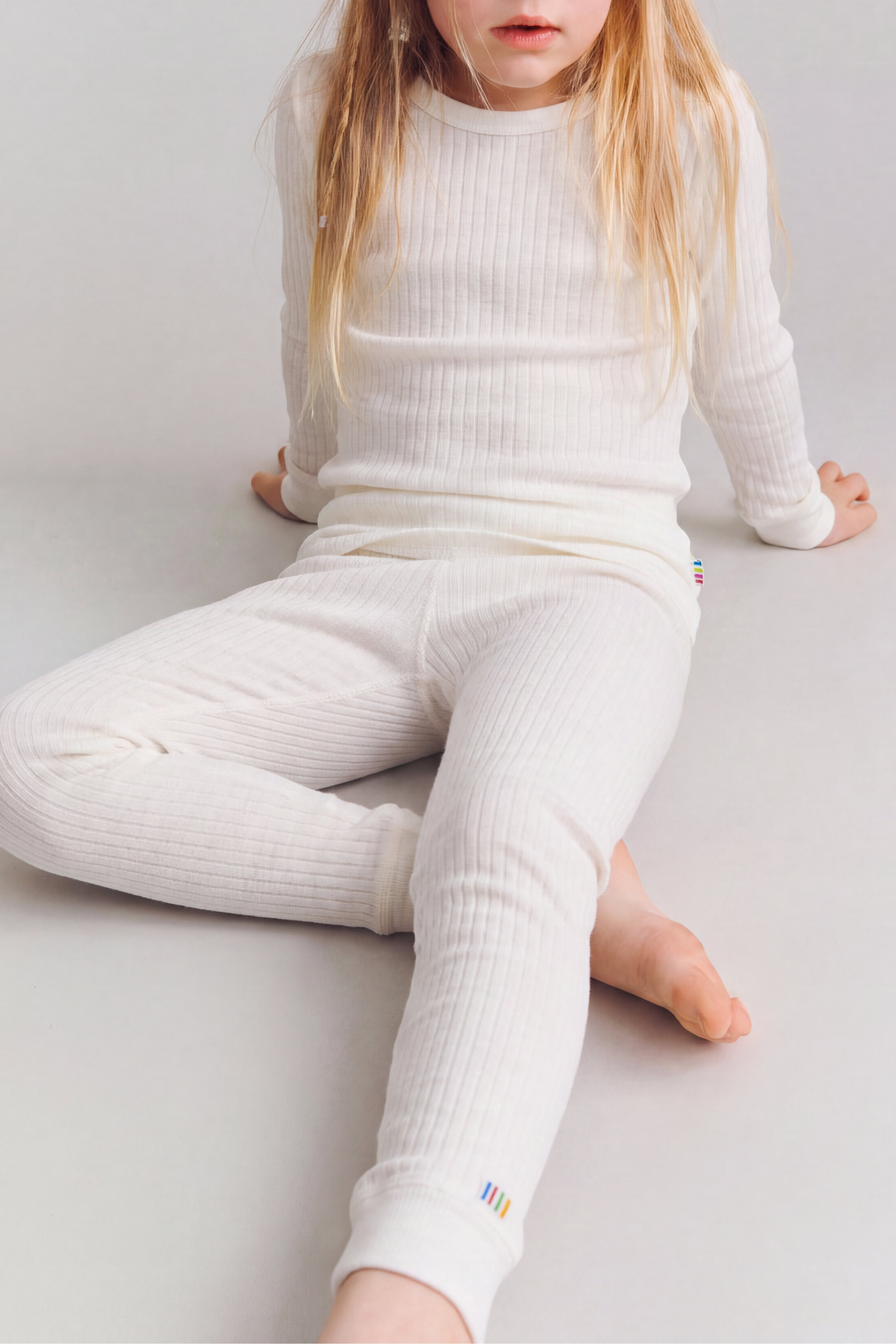Ullar Leggings - Hvítar