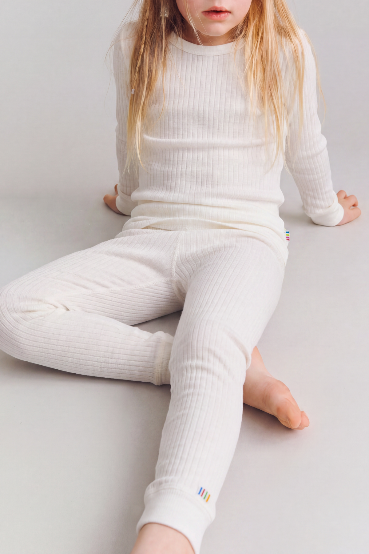 Ullar Leggings - Hvitar